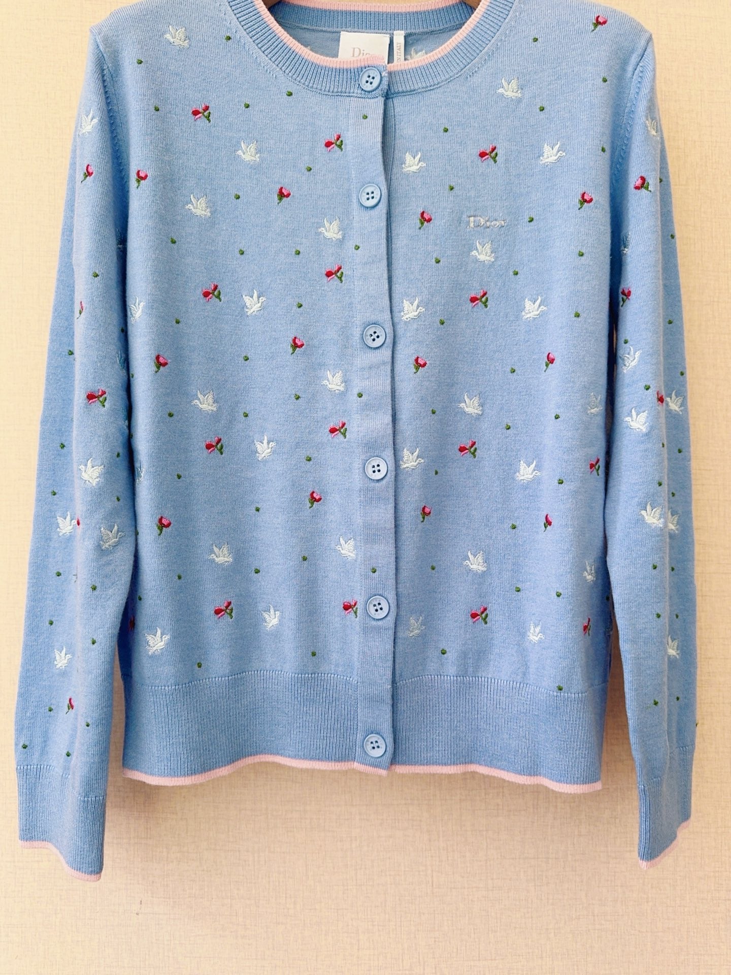 26SS NEW Meet the starry flower cluster knitted cardigan
