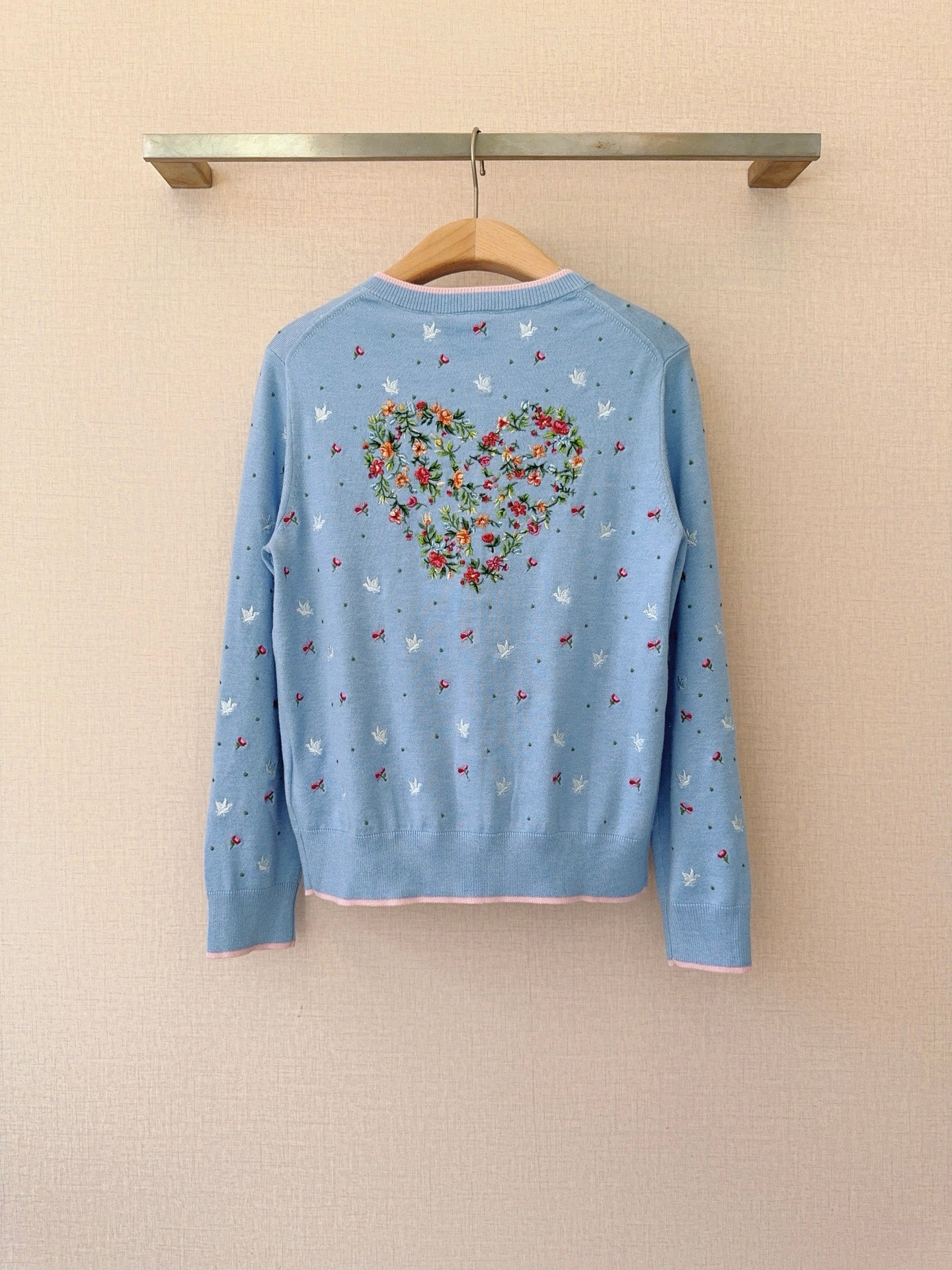 26SS NEW Meet the starry flower cluster knitted cardigan