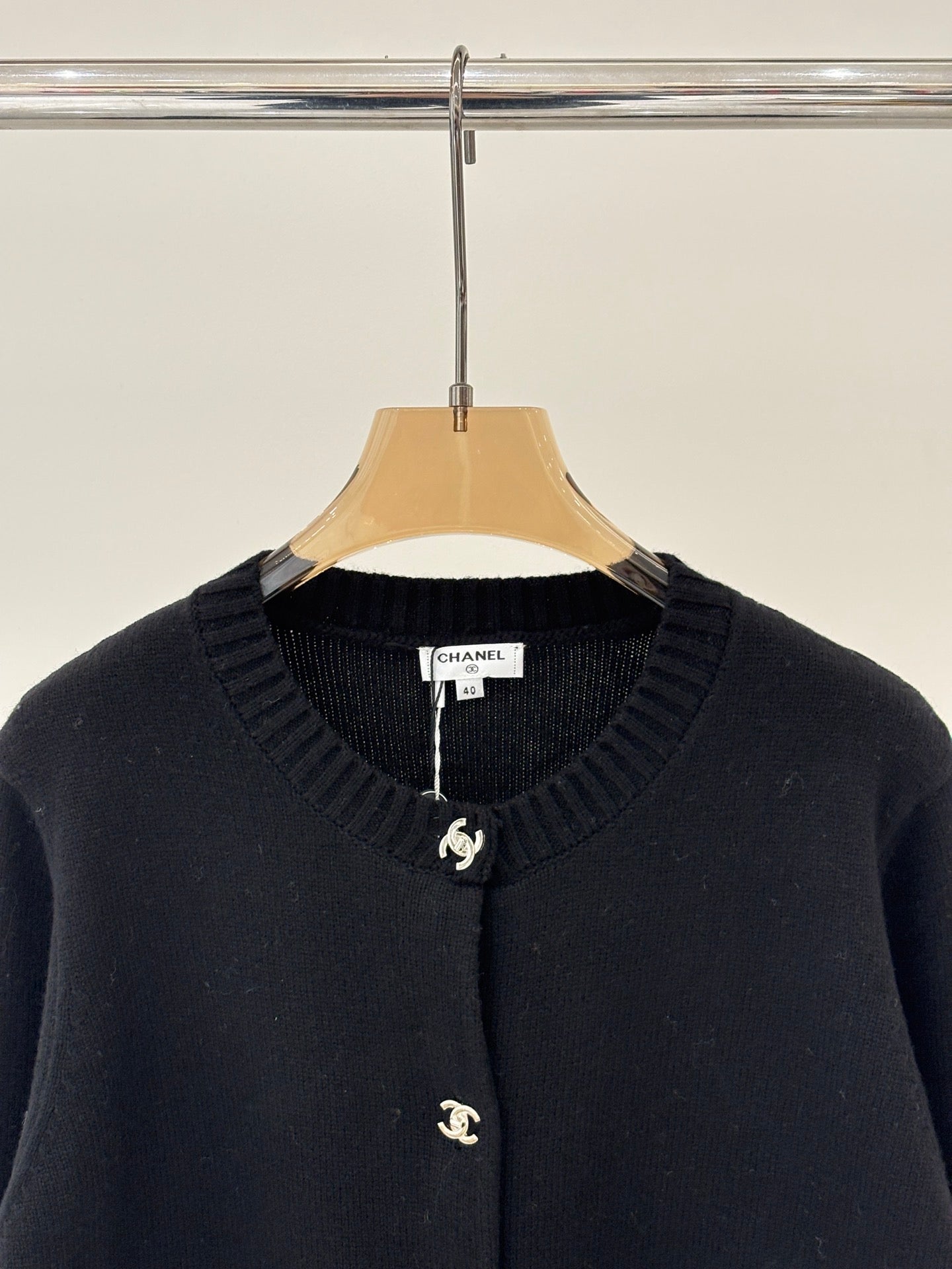 🔥HOT🔥26SS NEW popular round neck metal press button casual knitted cardigan