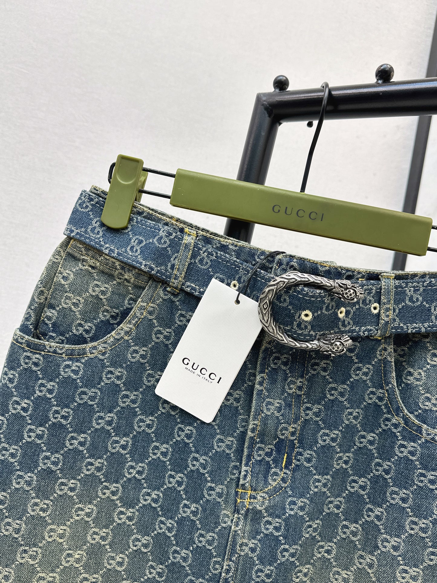 26SS NEW logo jacquard long skirt