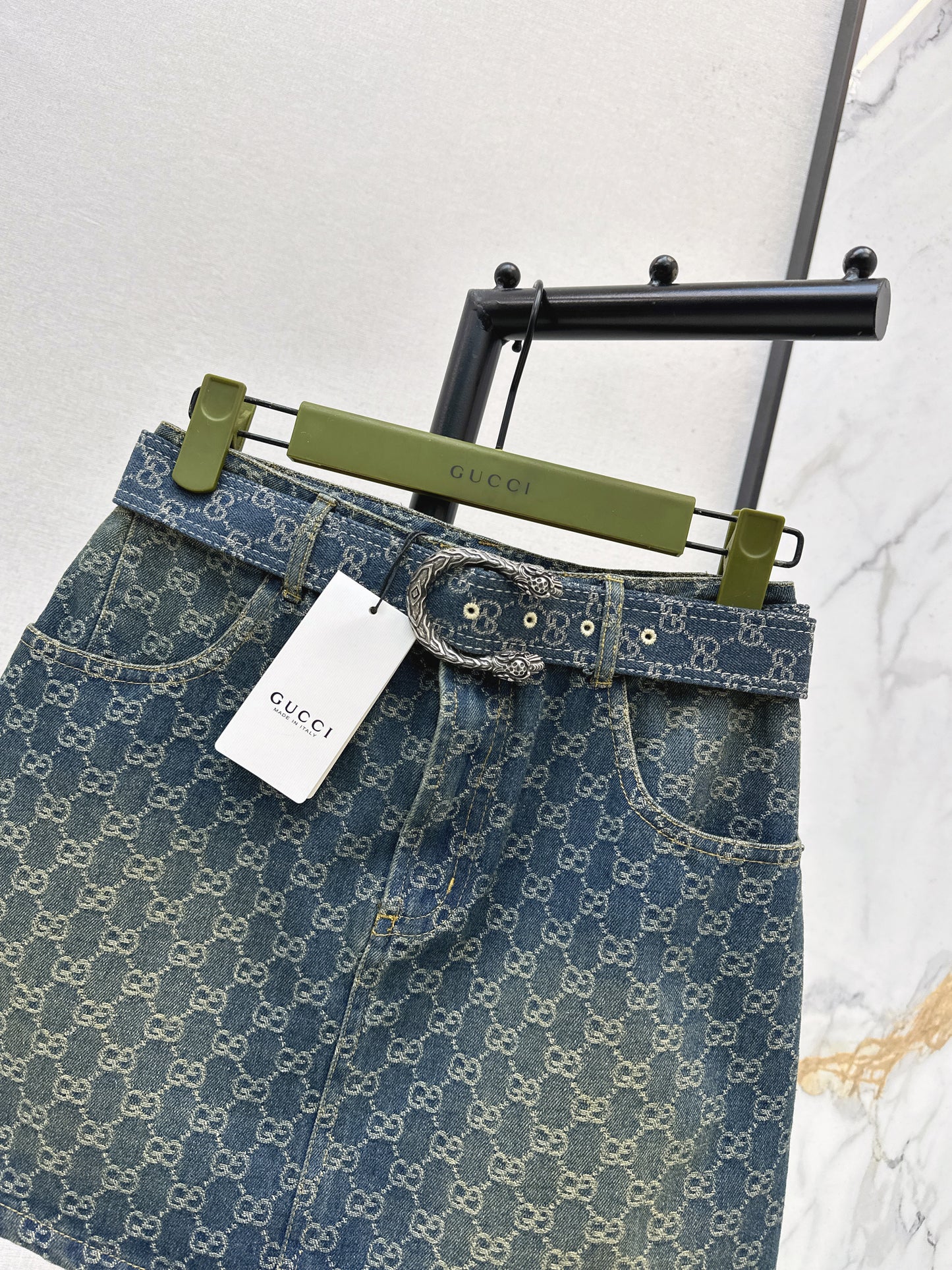 26SS NEW logo jacquard skirt