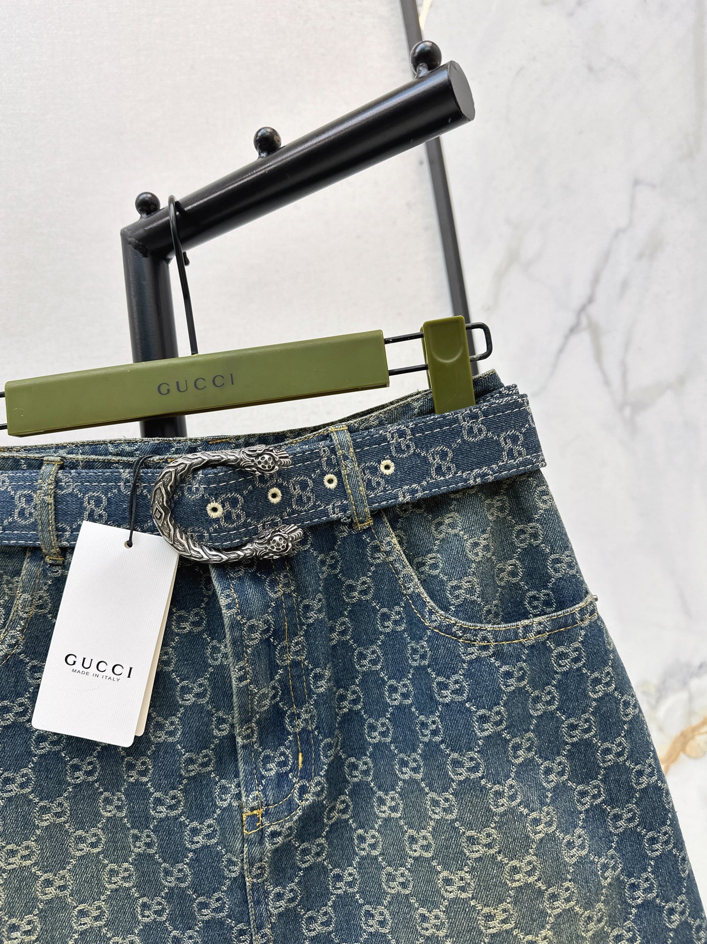 26SS NEW logo jacquard skirt
