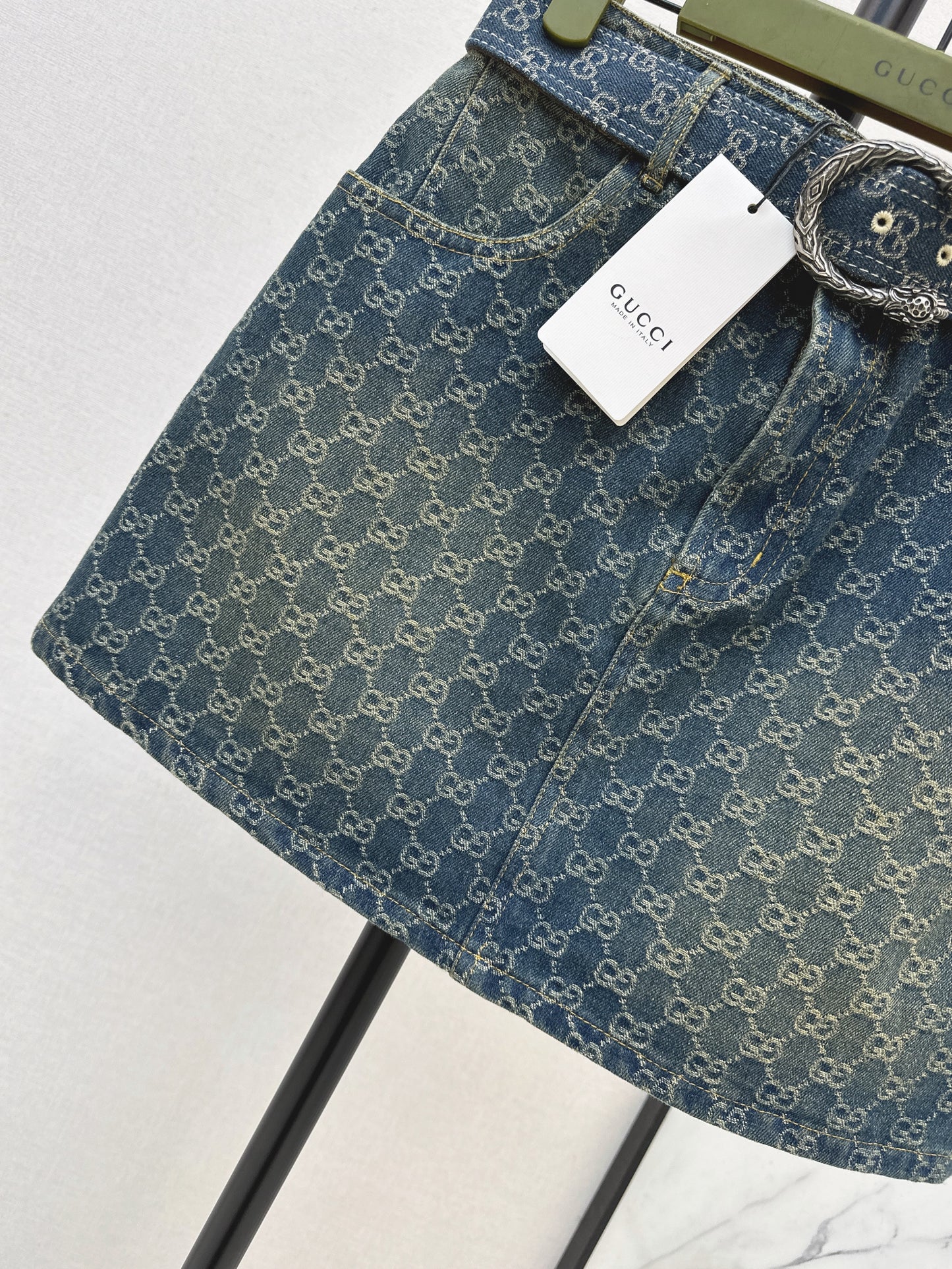 26SS NEW logo jacquard skirt