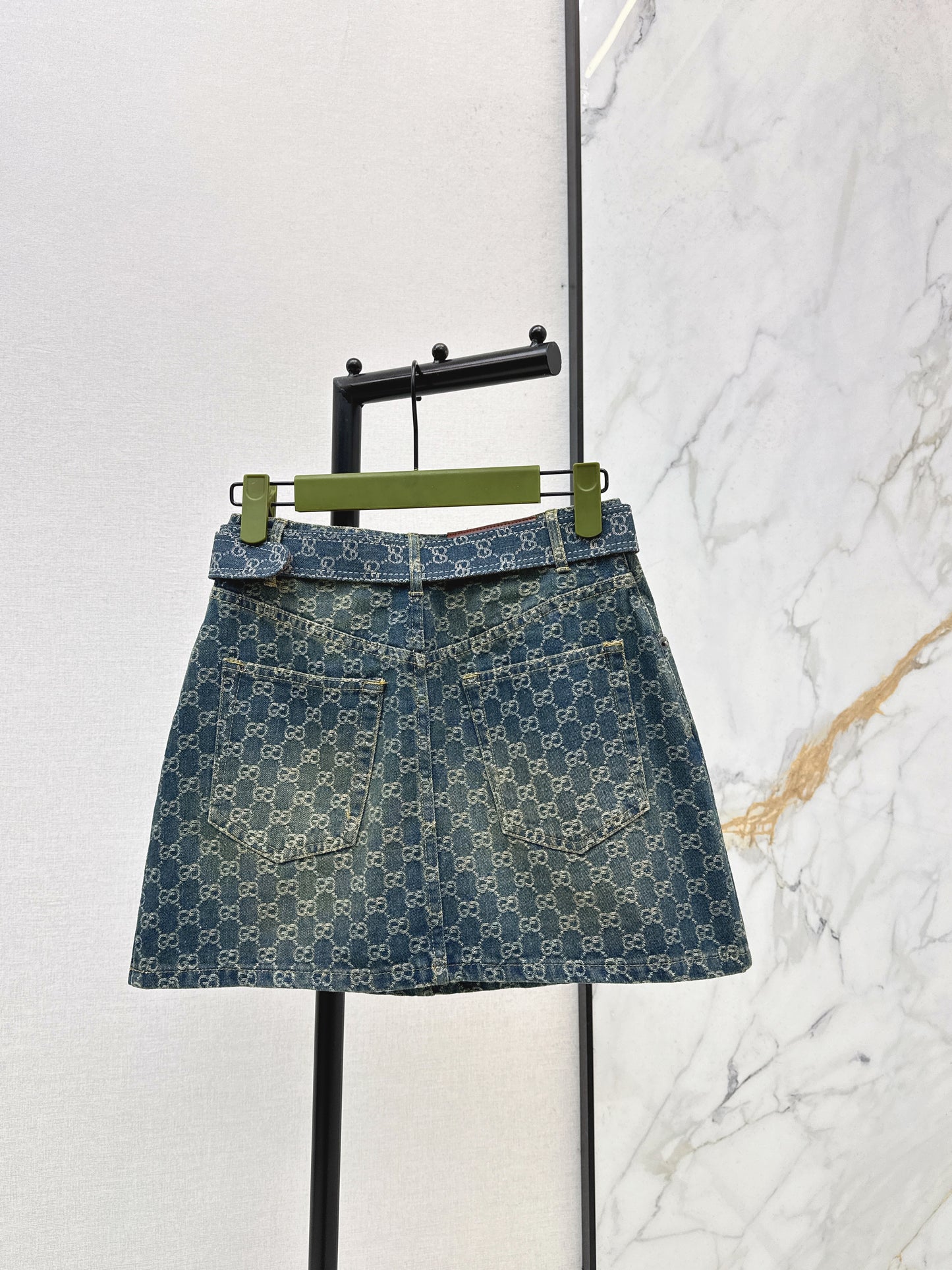 26SS NEW logo jacquard skirt