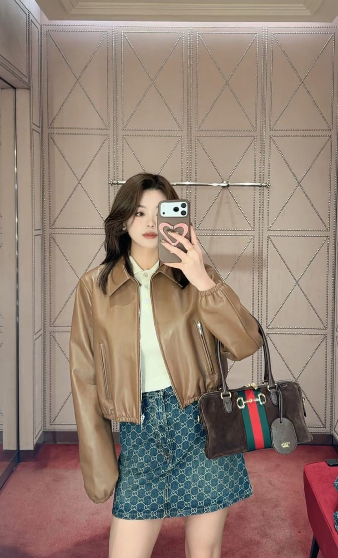 26SS NEW logo jacquard skirt