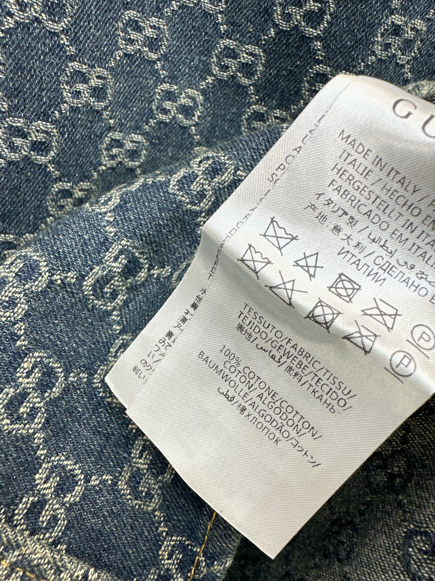 26SS Jeans mit neuem Logo-Jacquard