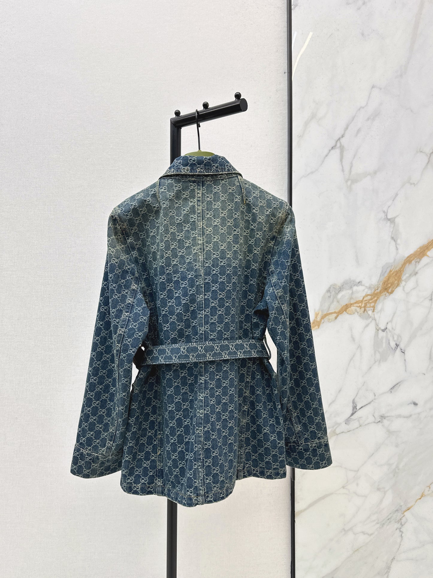 26SS NEW logo jacquard denim jacket