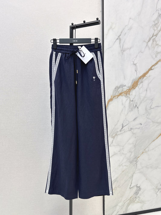 26SS NEW Lace decorated straight trousers