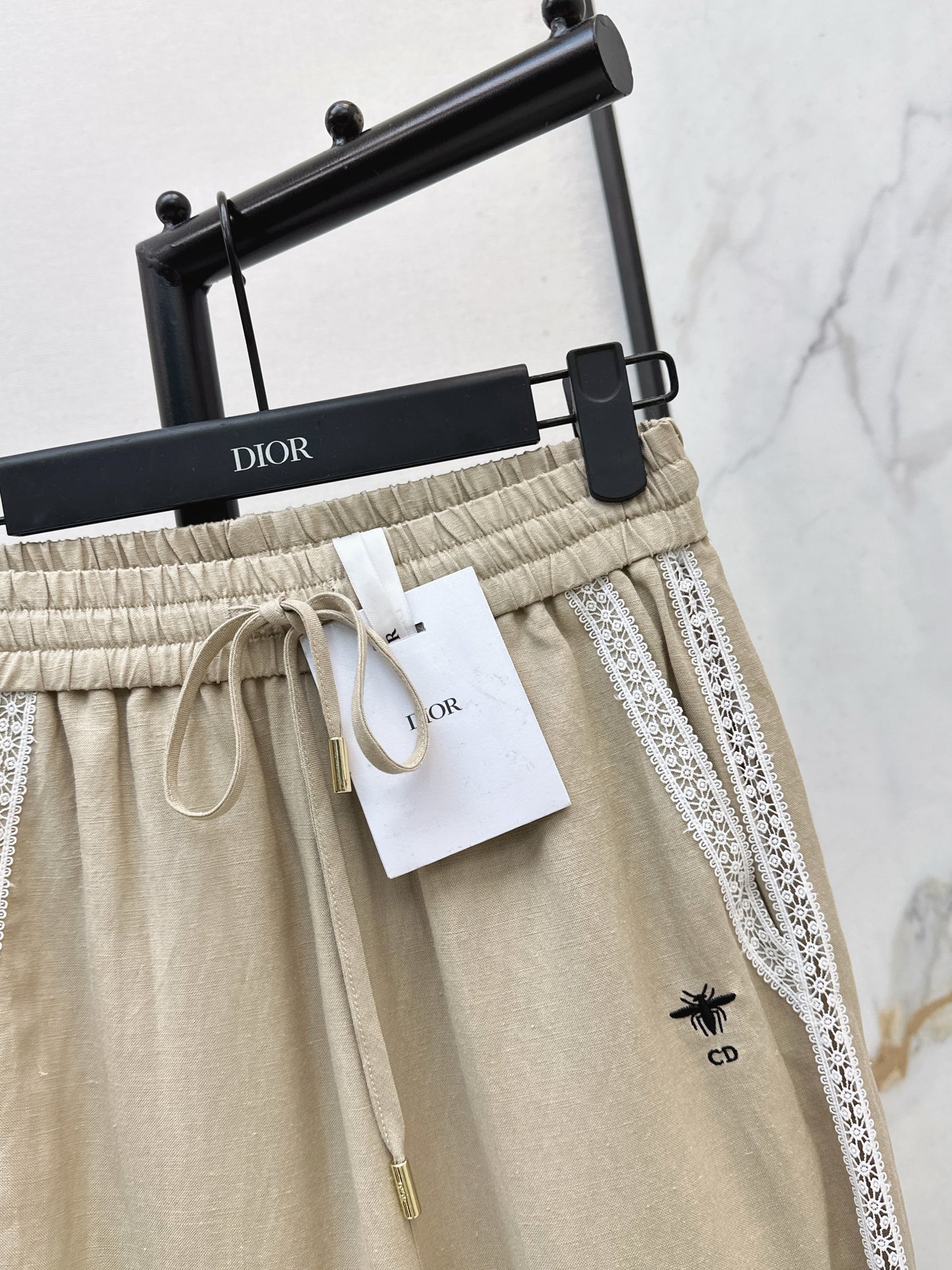26SS NEW Lace decorated straight trousers