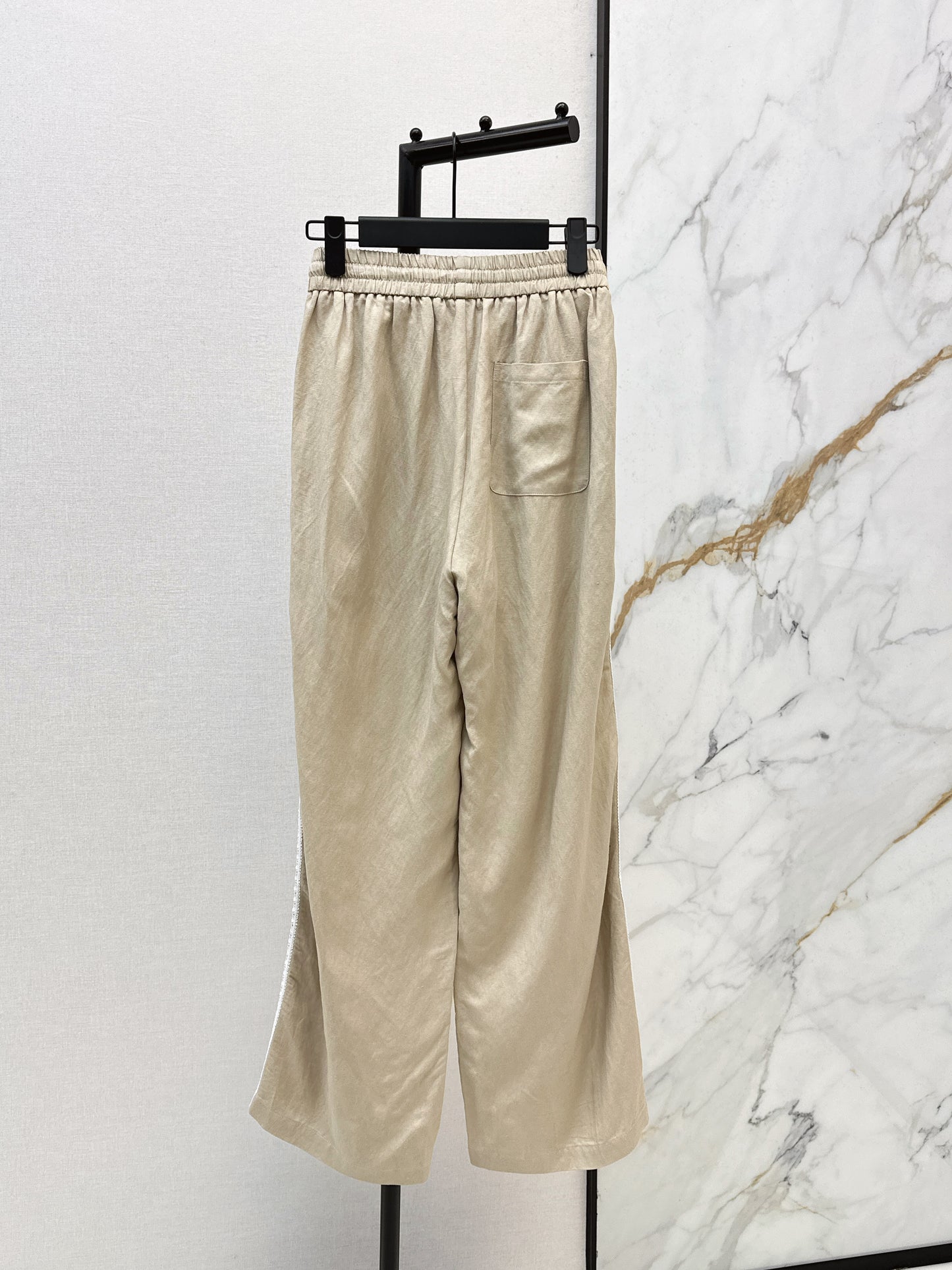 26SS NEW Lace decorated straight trousers