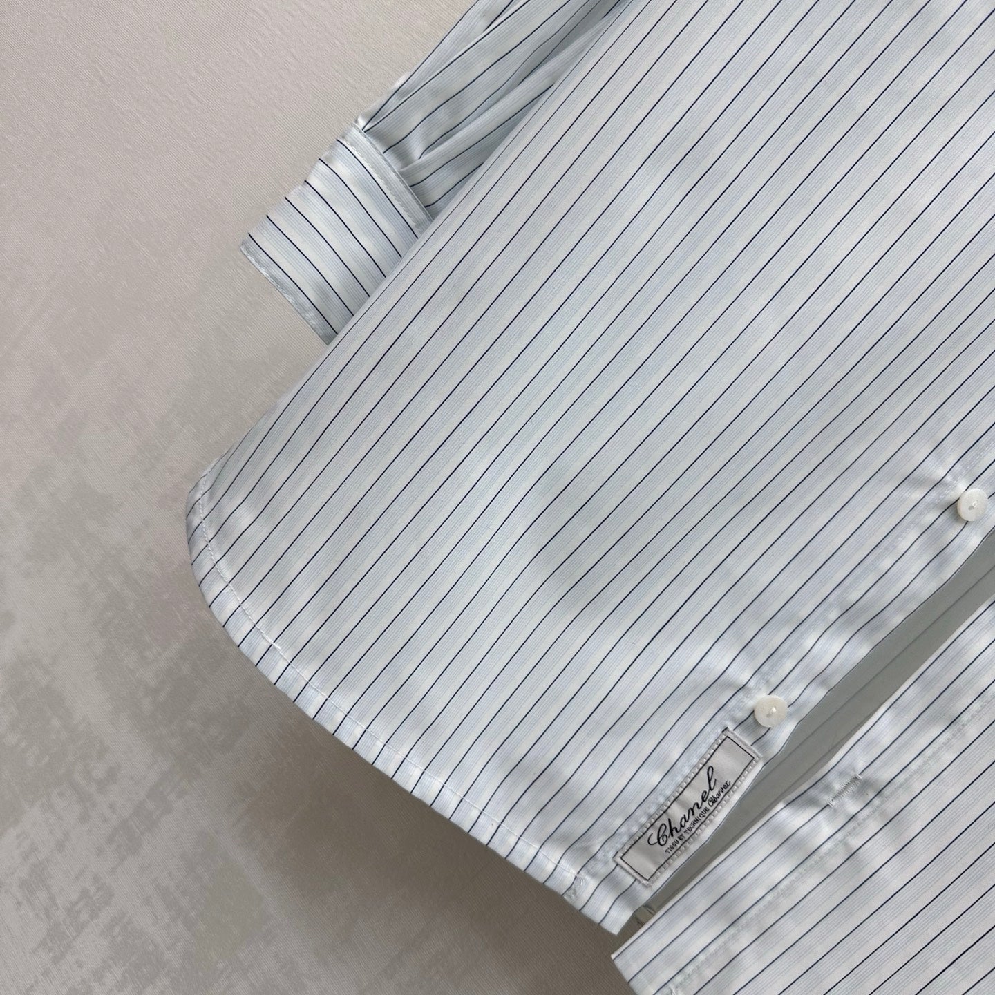 🔥Höchste Qualität🔥26SS NEUES blau-weiß gestreiftes Langarmhemd