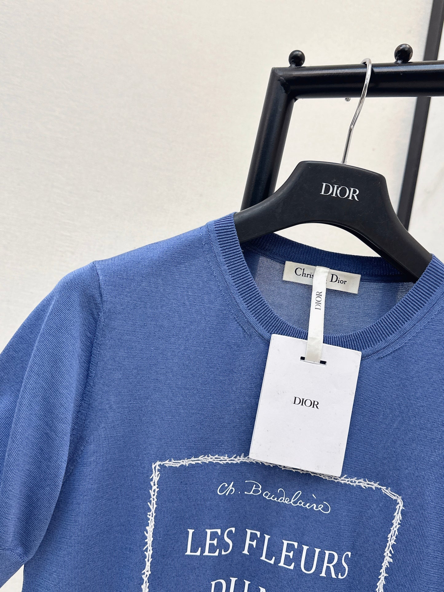 26SS NEU Garden World Series Bestickter Kurzarm-Pullover