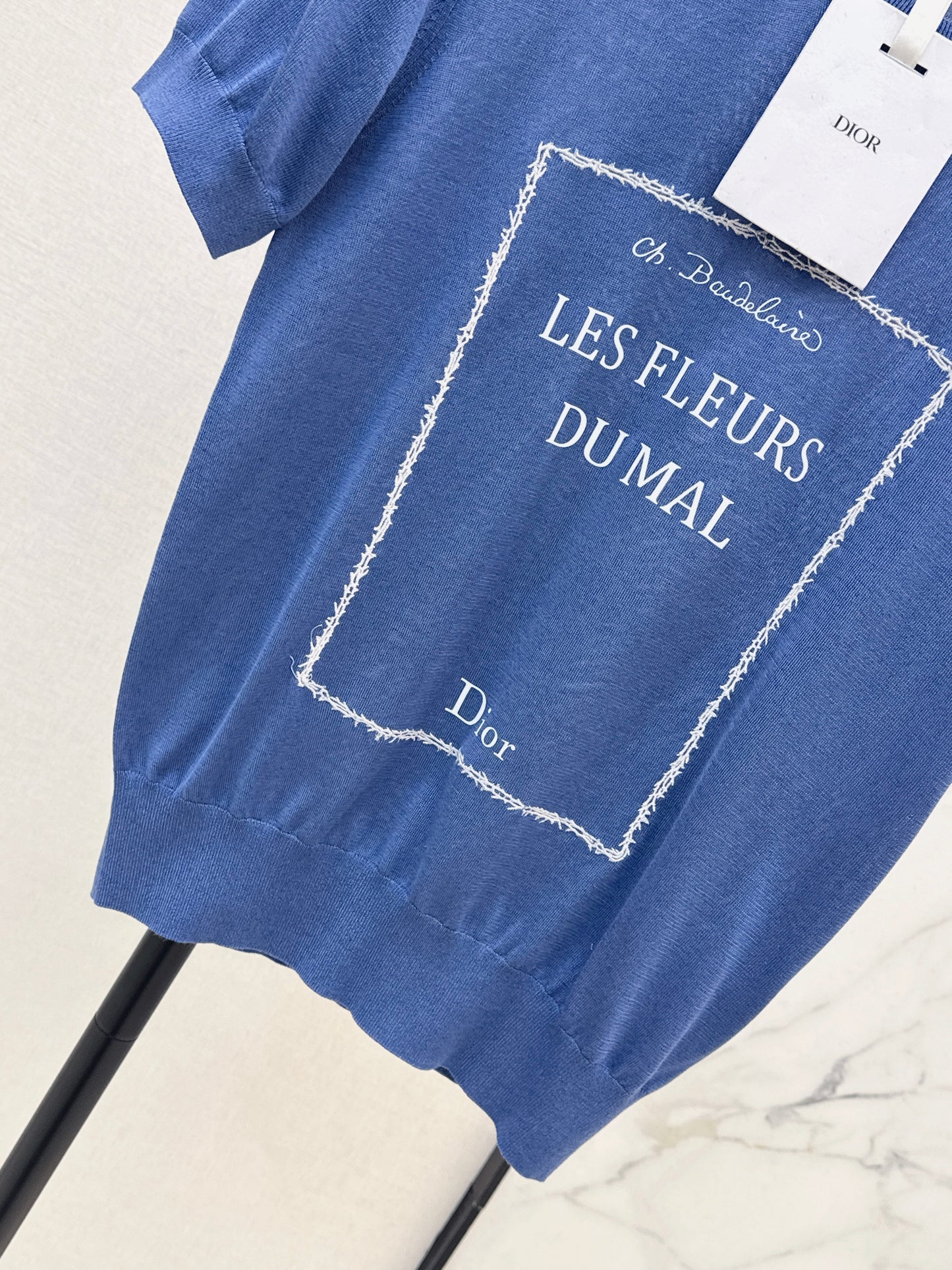 26SS NEU Garden World Series Bestickter Kurzarm-Pullover