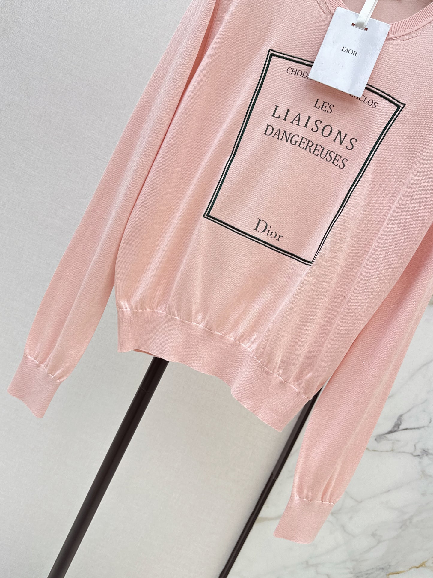 26SS NEU Garden World Serie Bestickter Langarm-Pullover