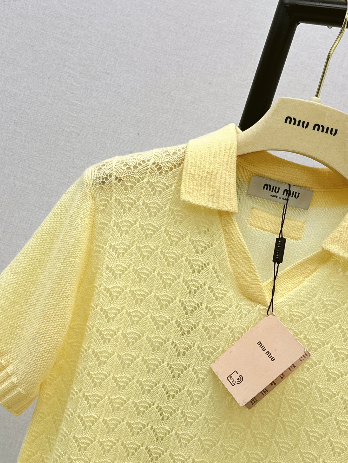26SS NEUES Gestricktes Kurzarm-Poloshirt