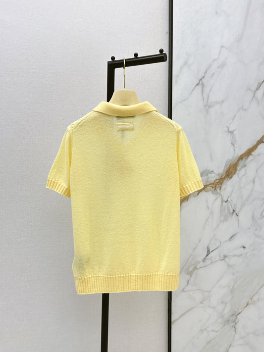 26SS NEW Knitted Short Polo Shirt