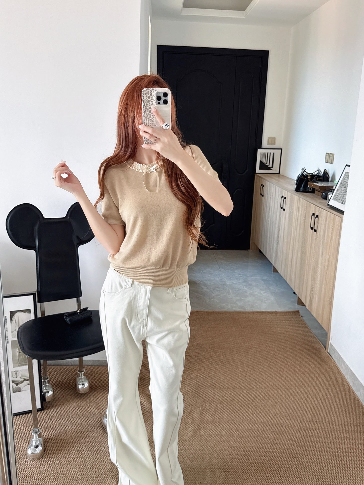 26SS NEW Age-reducing French sweater