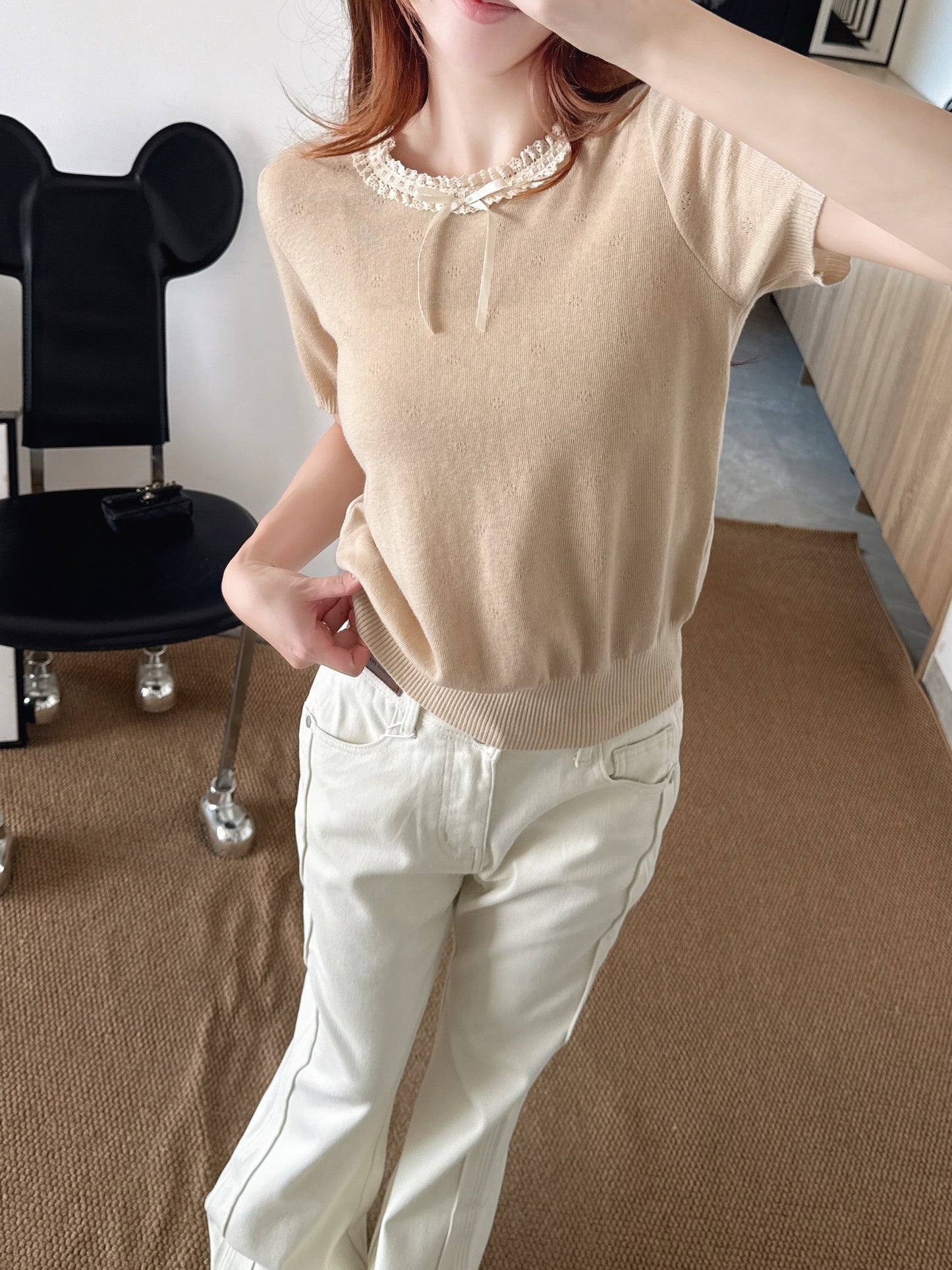 26SS NEW Age-reducing French sweater