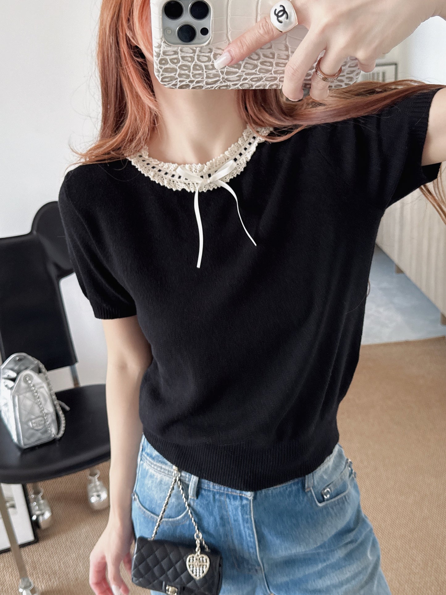 26SS NEW Age-reducing French sweater