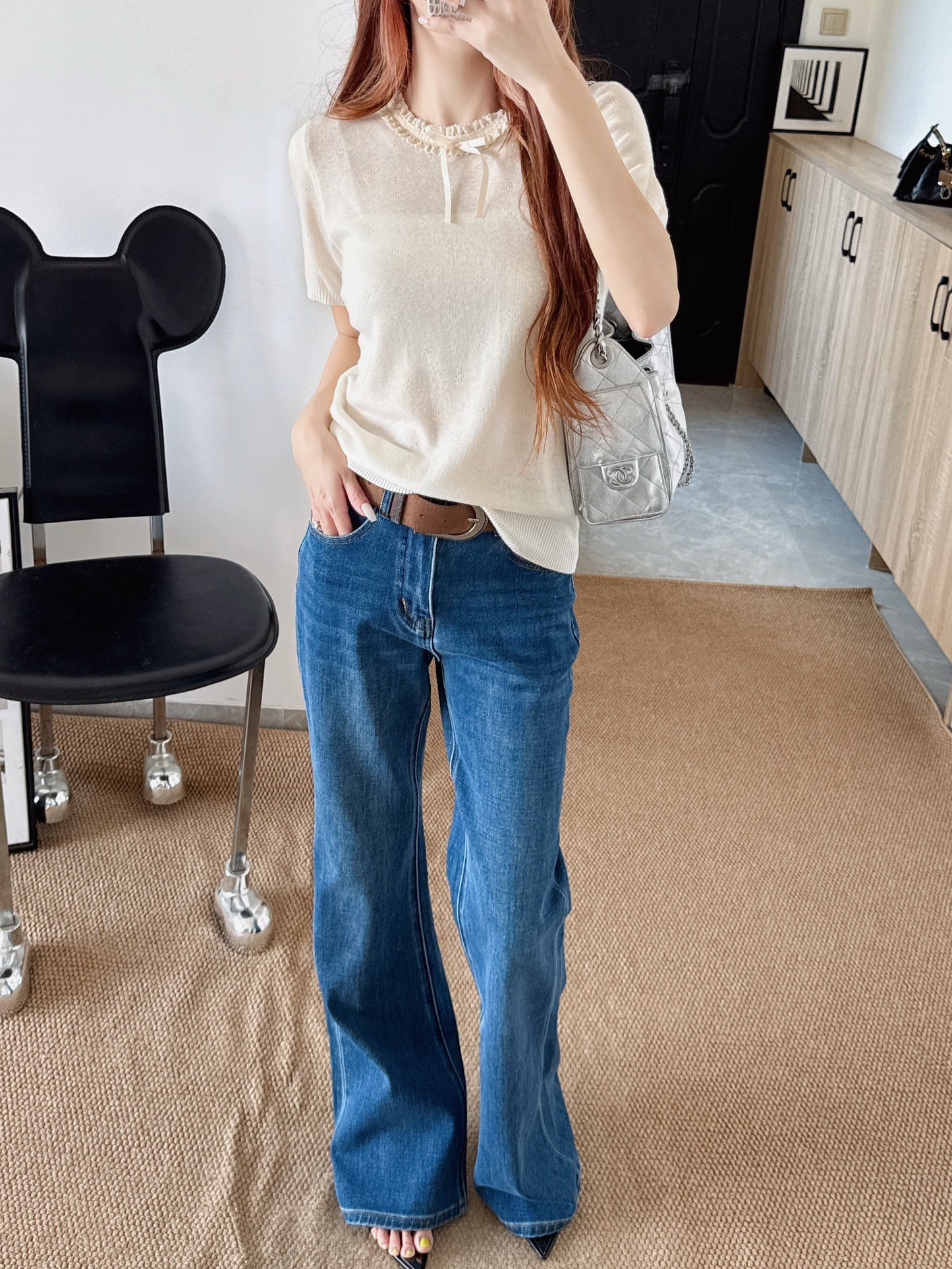 26SS NEW Age-reducing French sweater