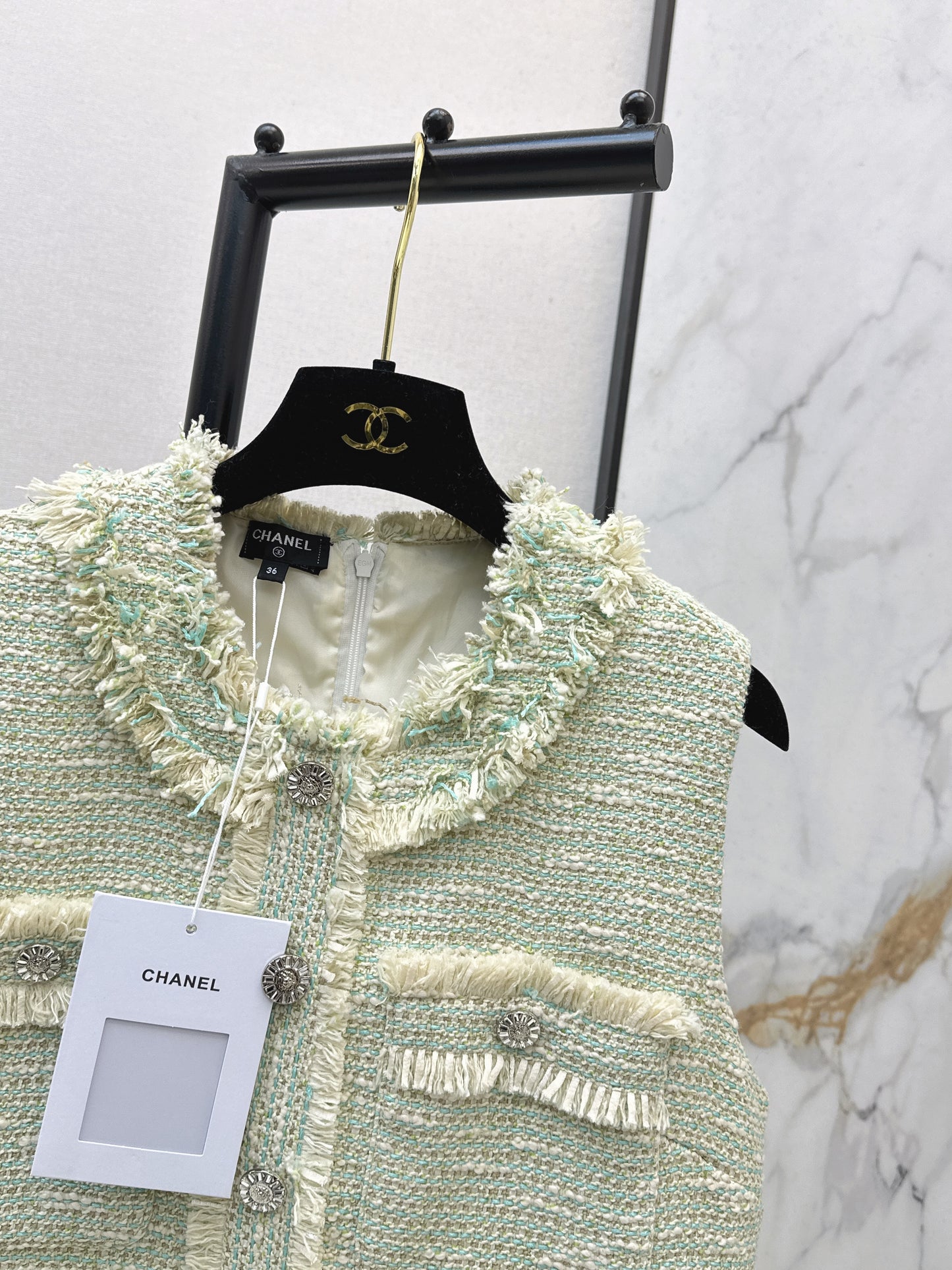 26SS NEW woven sleeveless dress