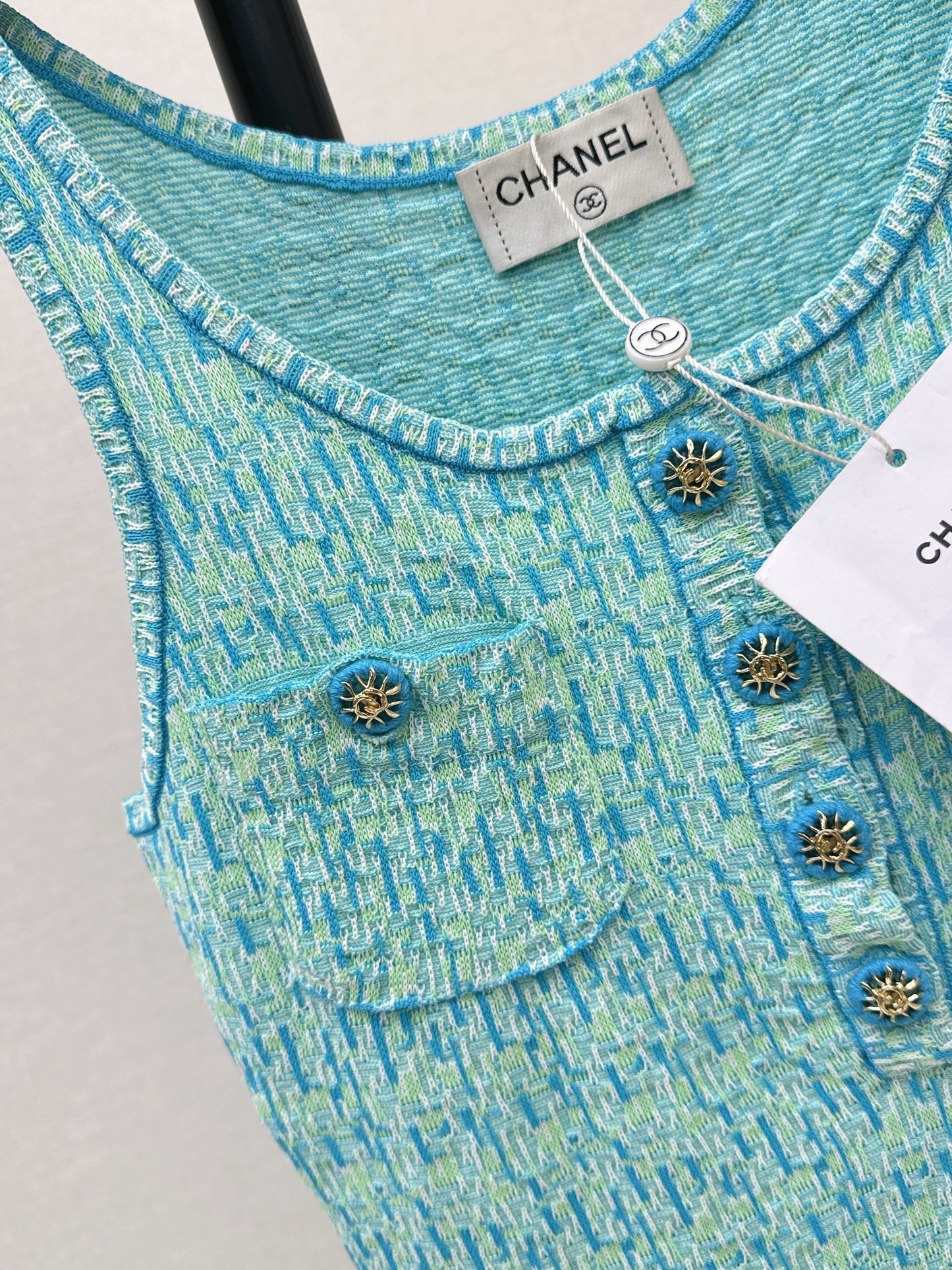 26SS NEW Socialite wears knitted vest dress