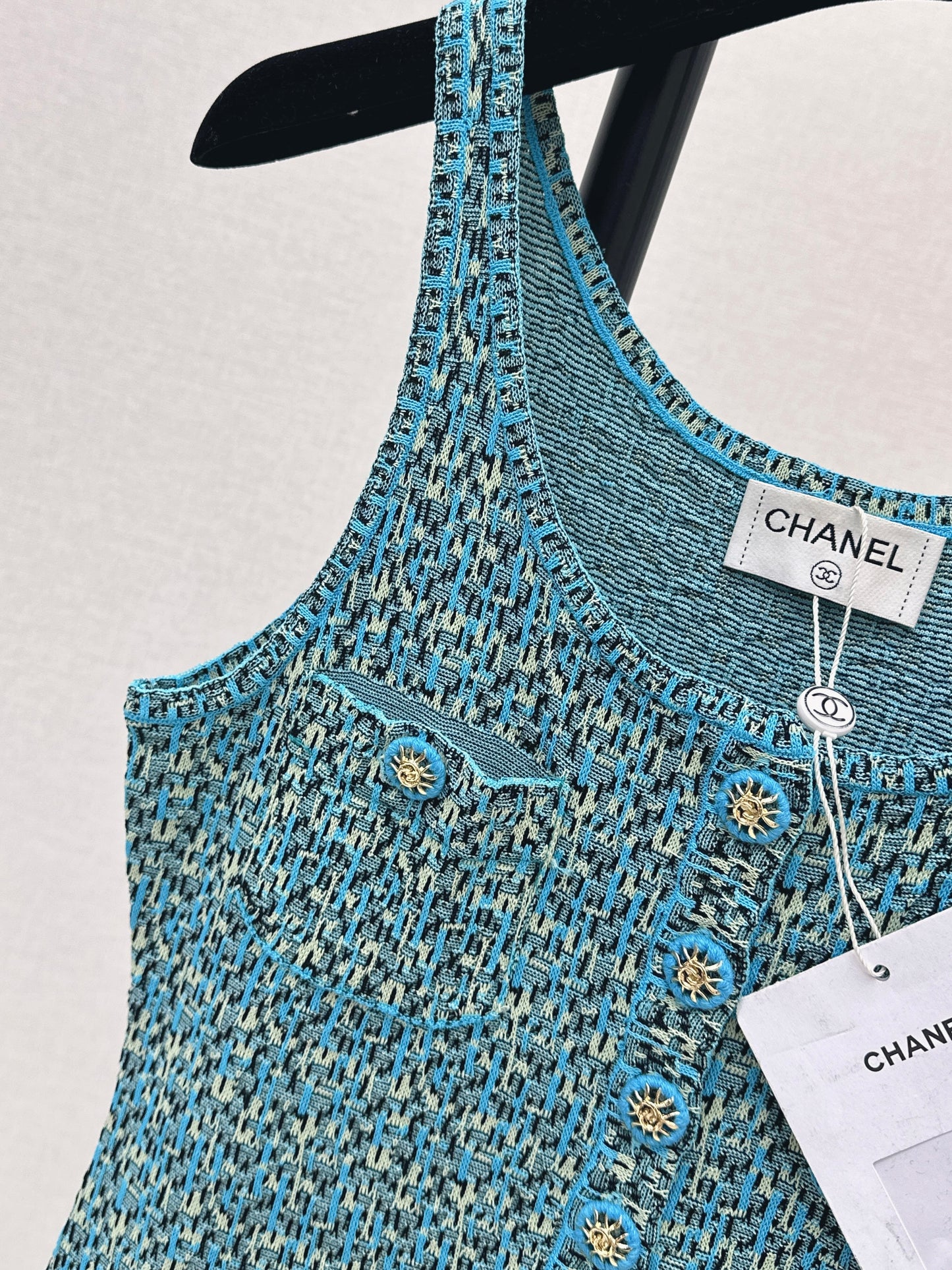 26SS NEW Socialite wears knitted vest dress