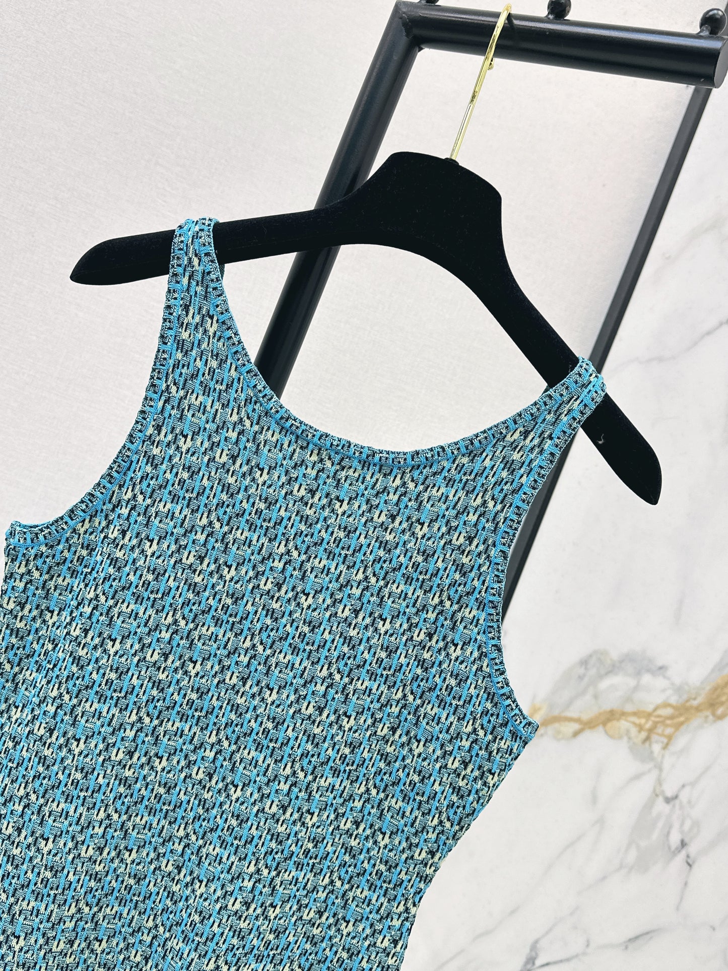26SS NEW Socialite wears knitted vest dress
