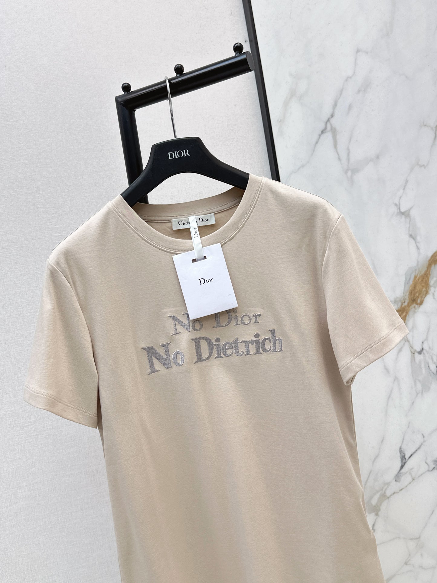 26SS NEW letter embroidered T-shirt