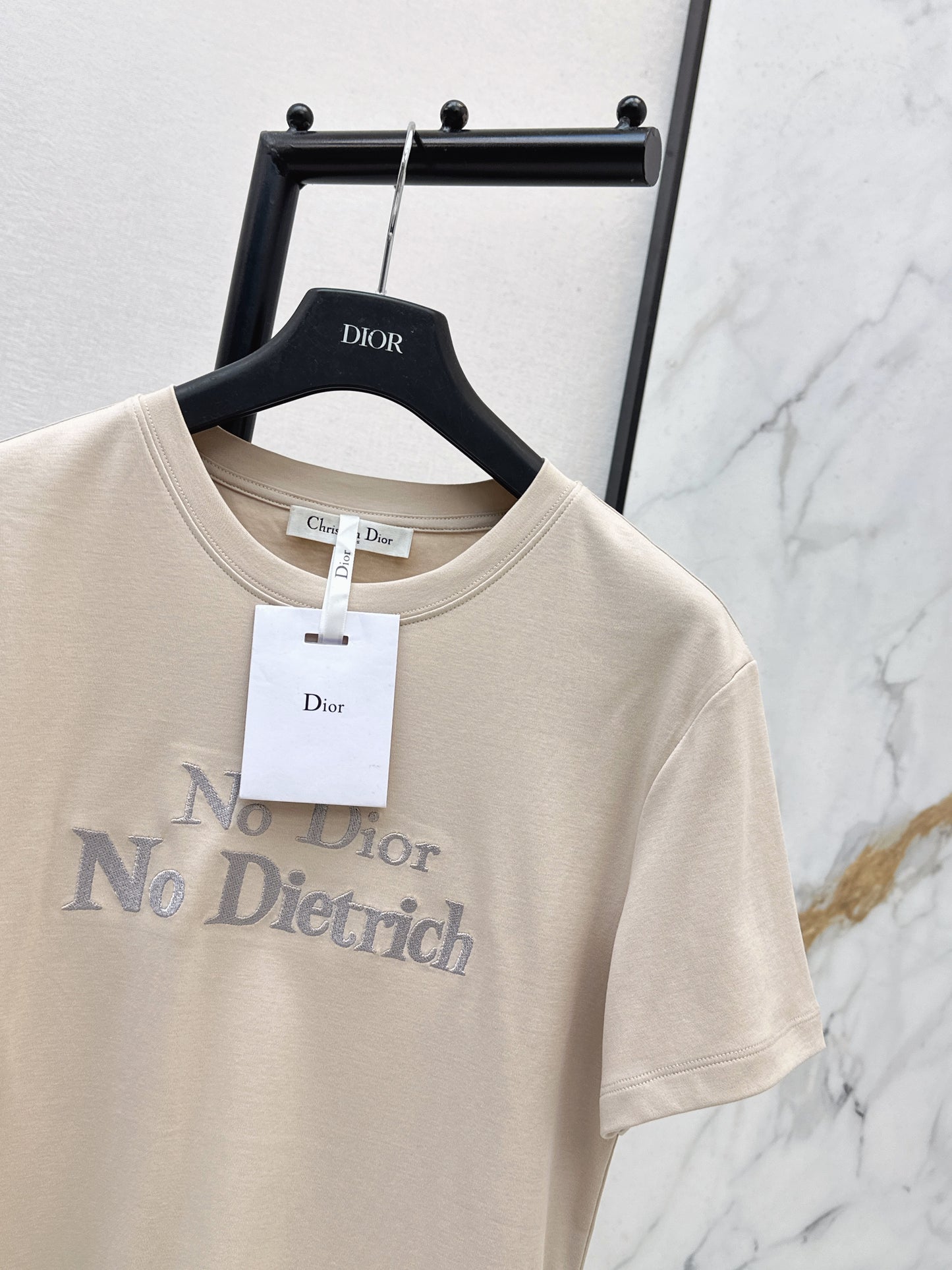 26SS NEW letter embroidered T-shirt