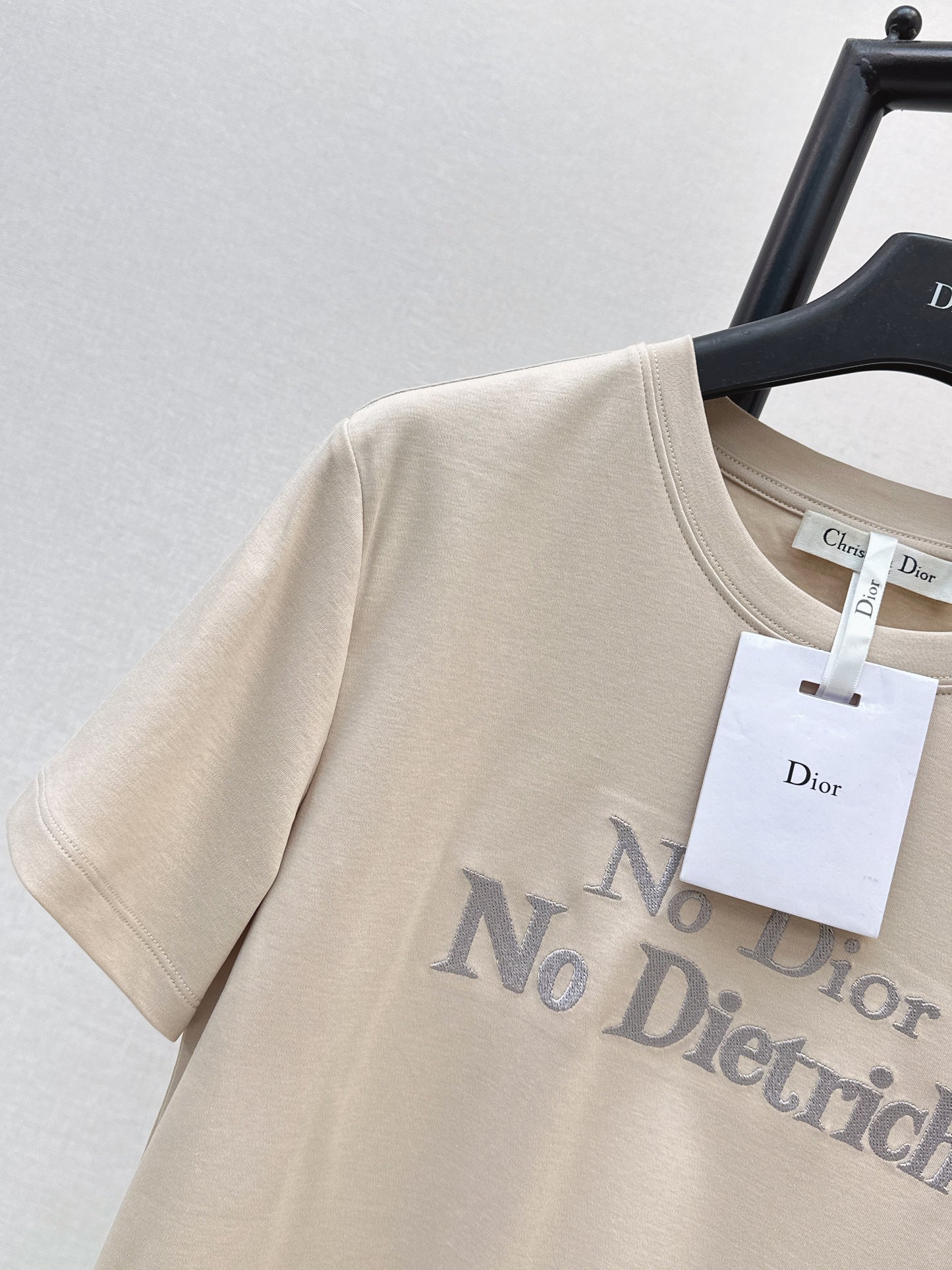 26SS NEW letter embroidered T-shirt