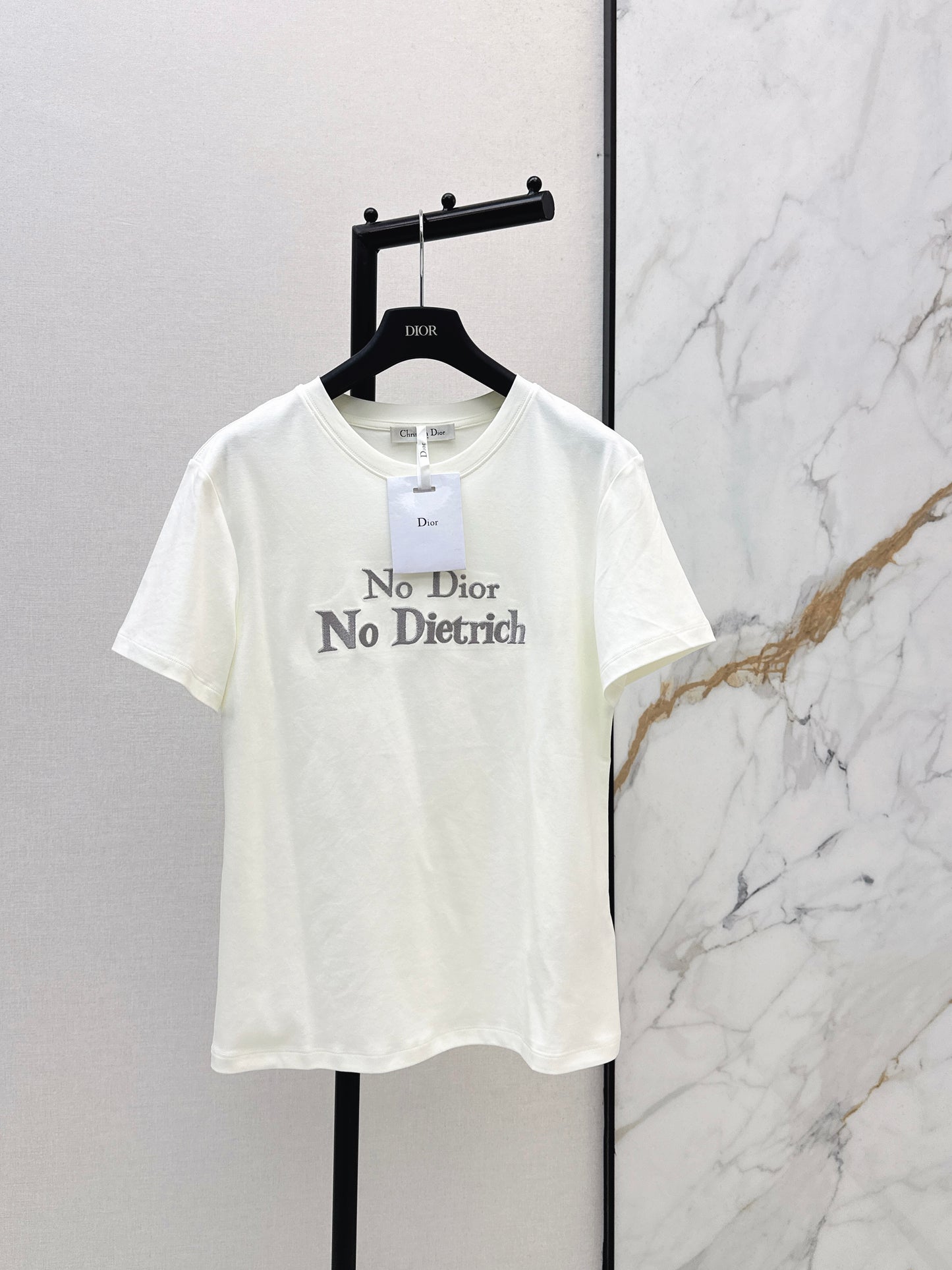26SS NEW letter embroidered T-shirt