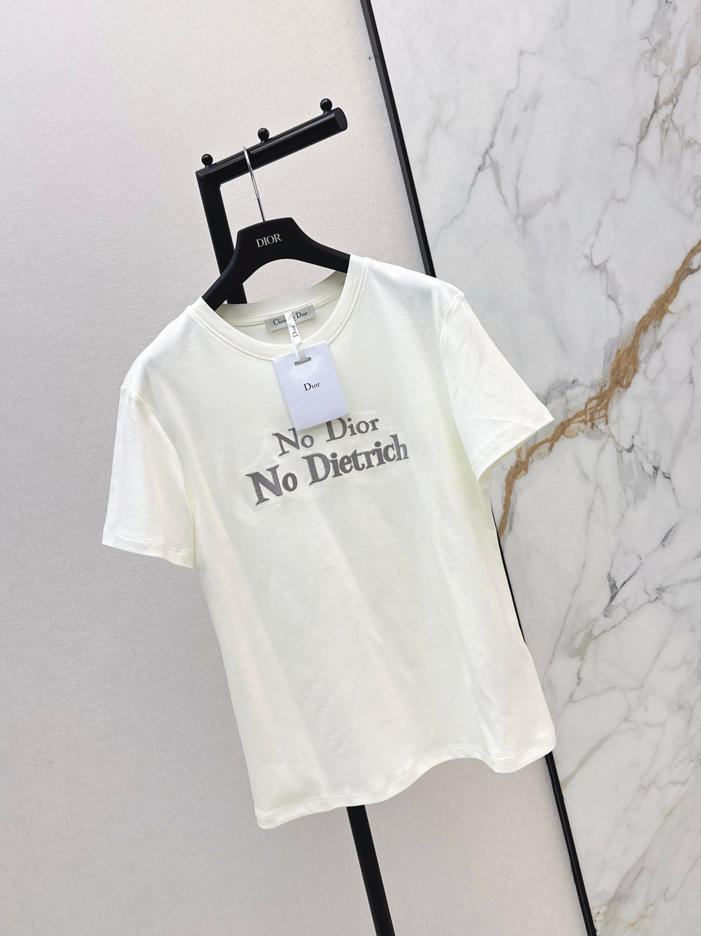 26SS NEW letter embroidered T-shirt