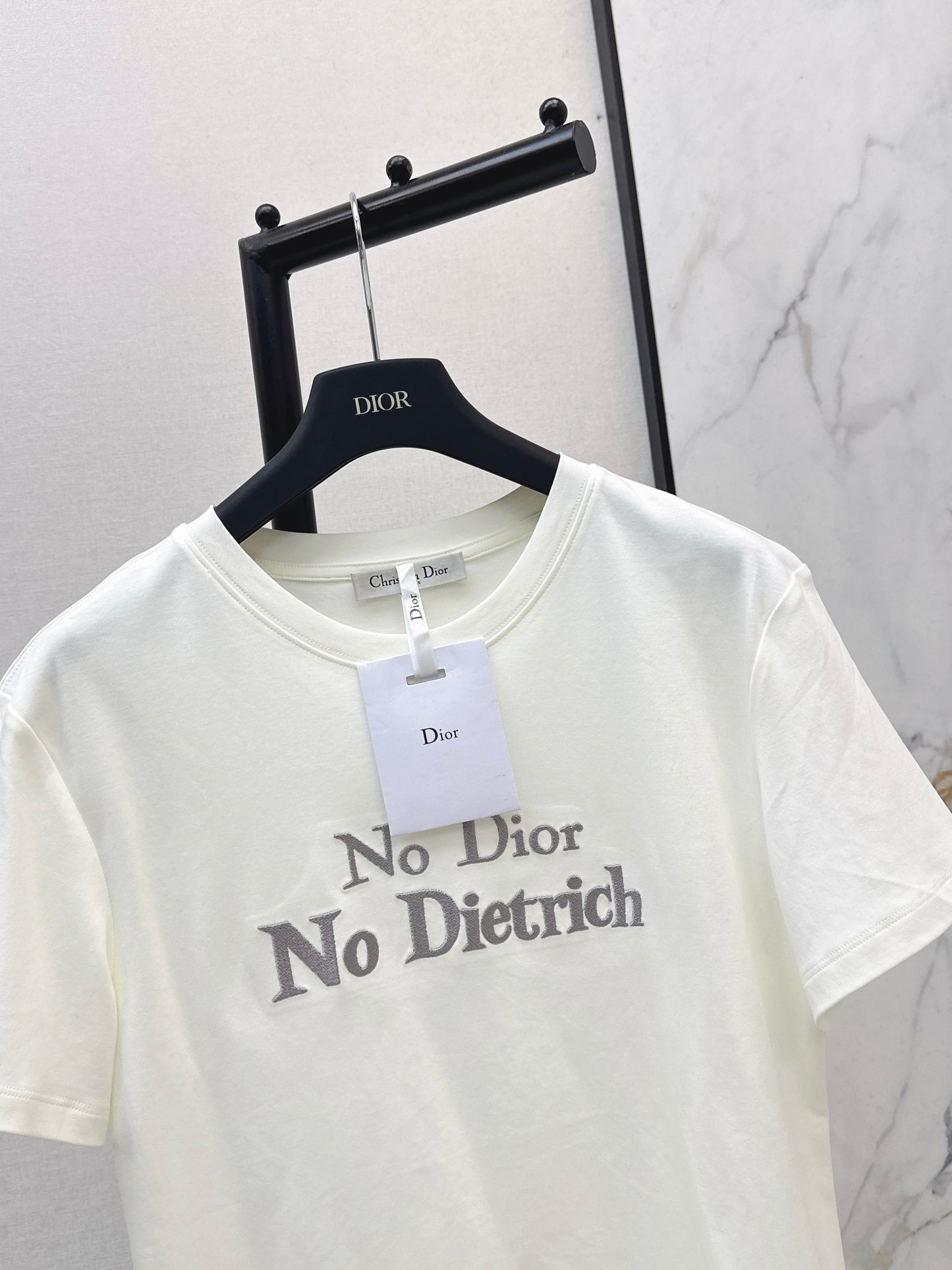 26SS NEW letter embroidered T-shirt