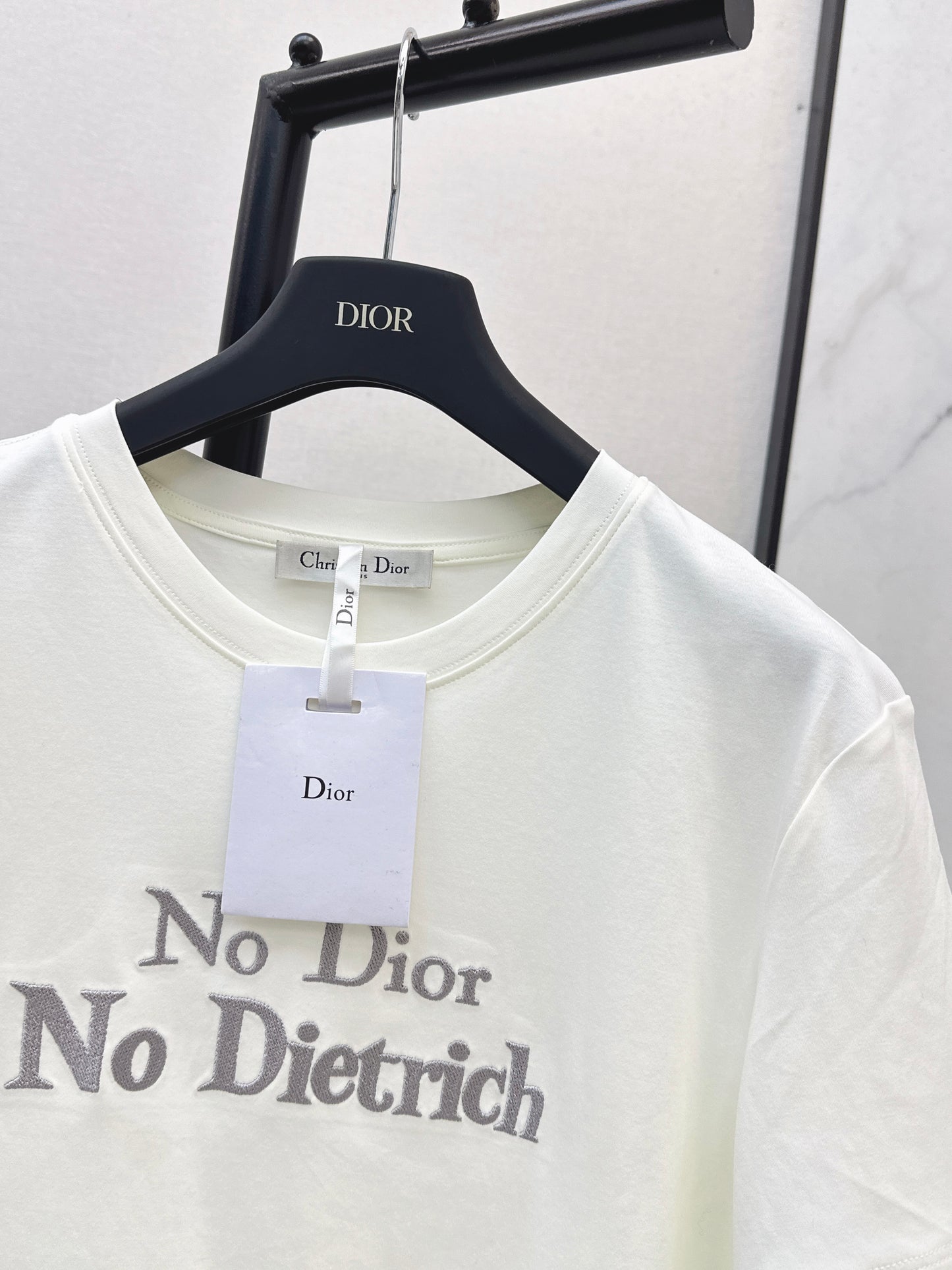 26SS NEW letter embroidered T-shirt