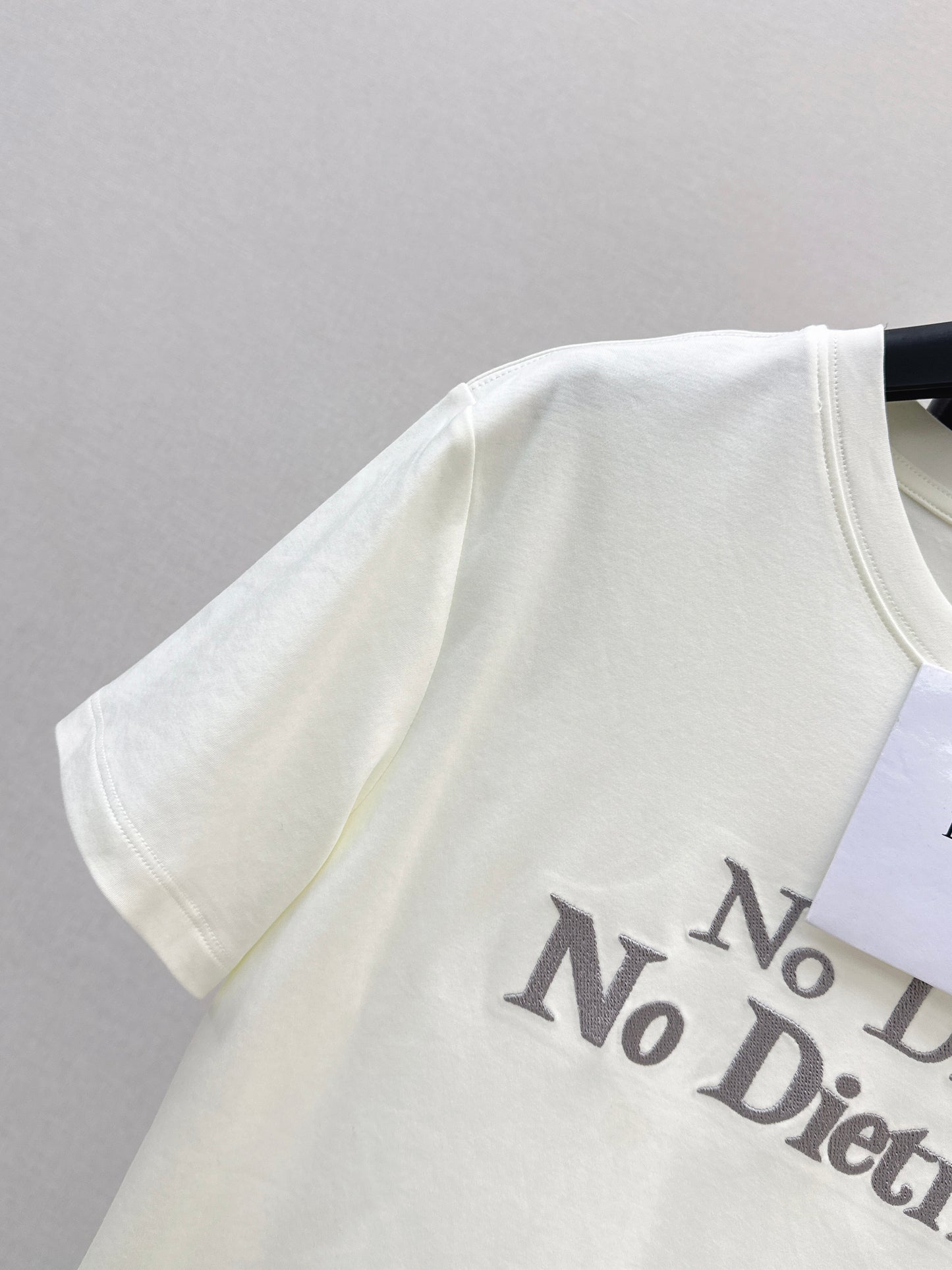 26SS NEW letter embroidered T-shirt