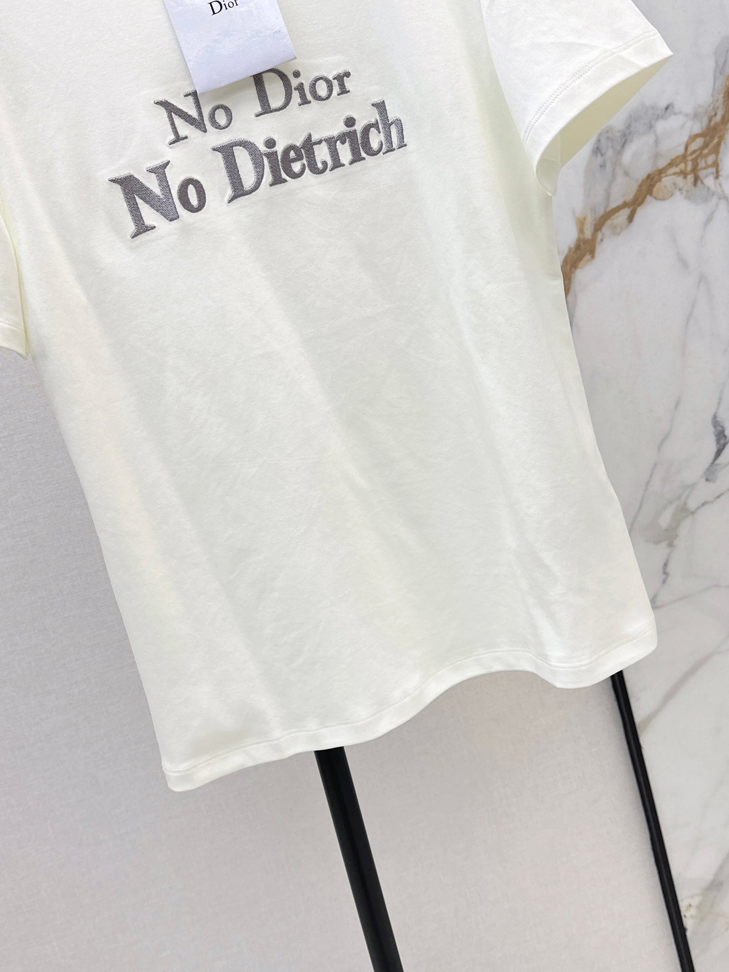26SS NEW letter embroidered T-shirt