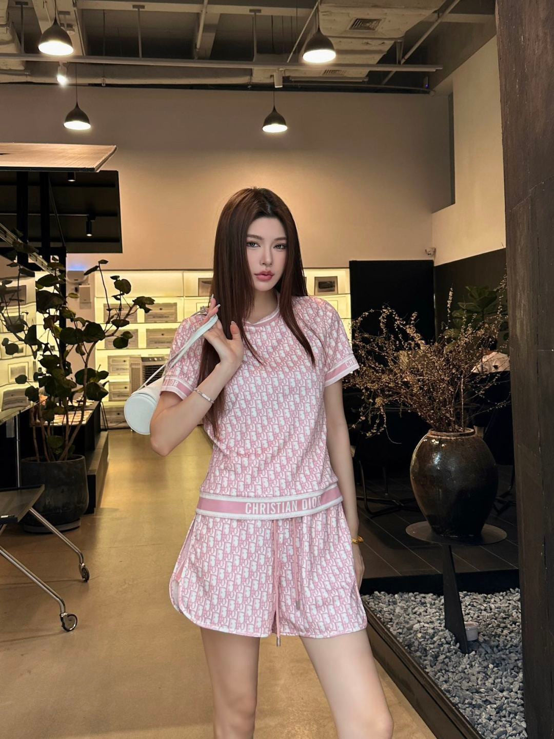26SS NEW logo printed casual suit