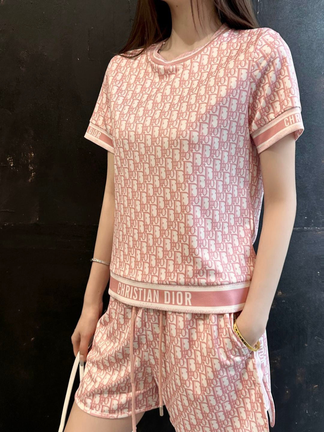 26SS NEW logo printed casual suit