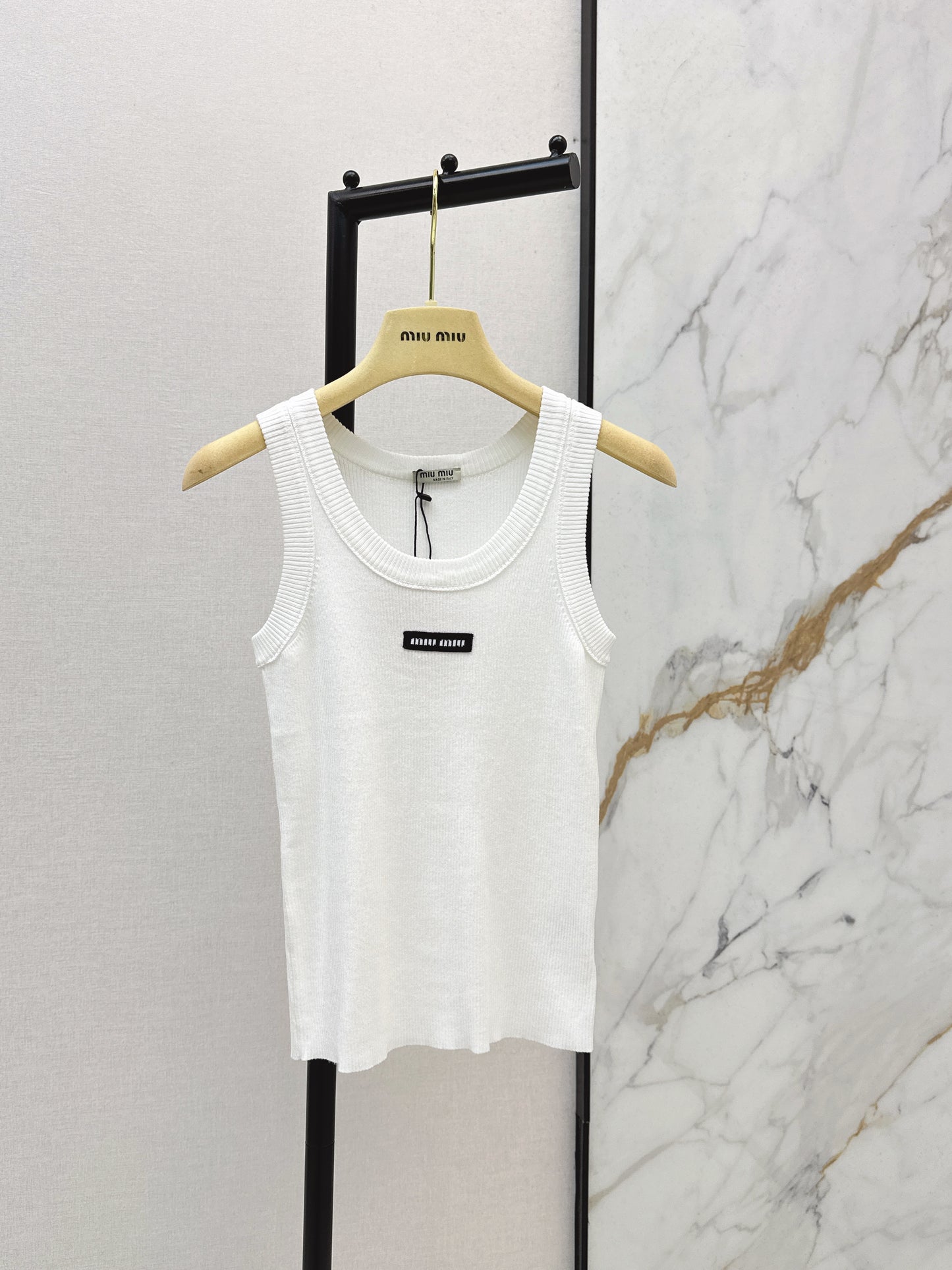26SS NEW Logo-embellished sleeveless tank top