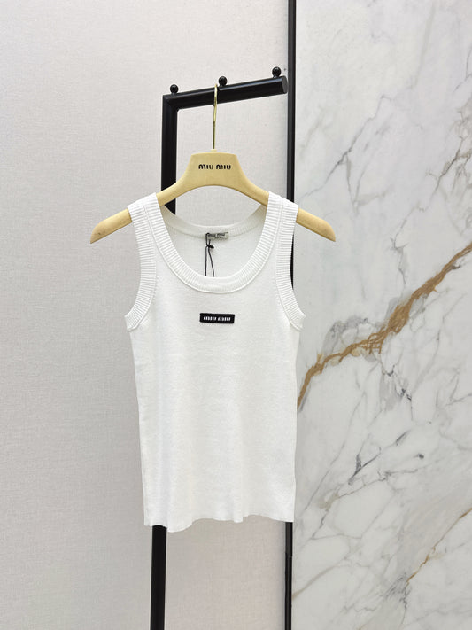 26SS NEW Logo-embellished sleeveless tank top