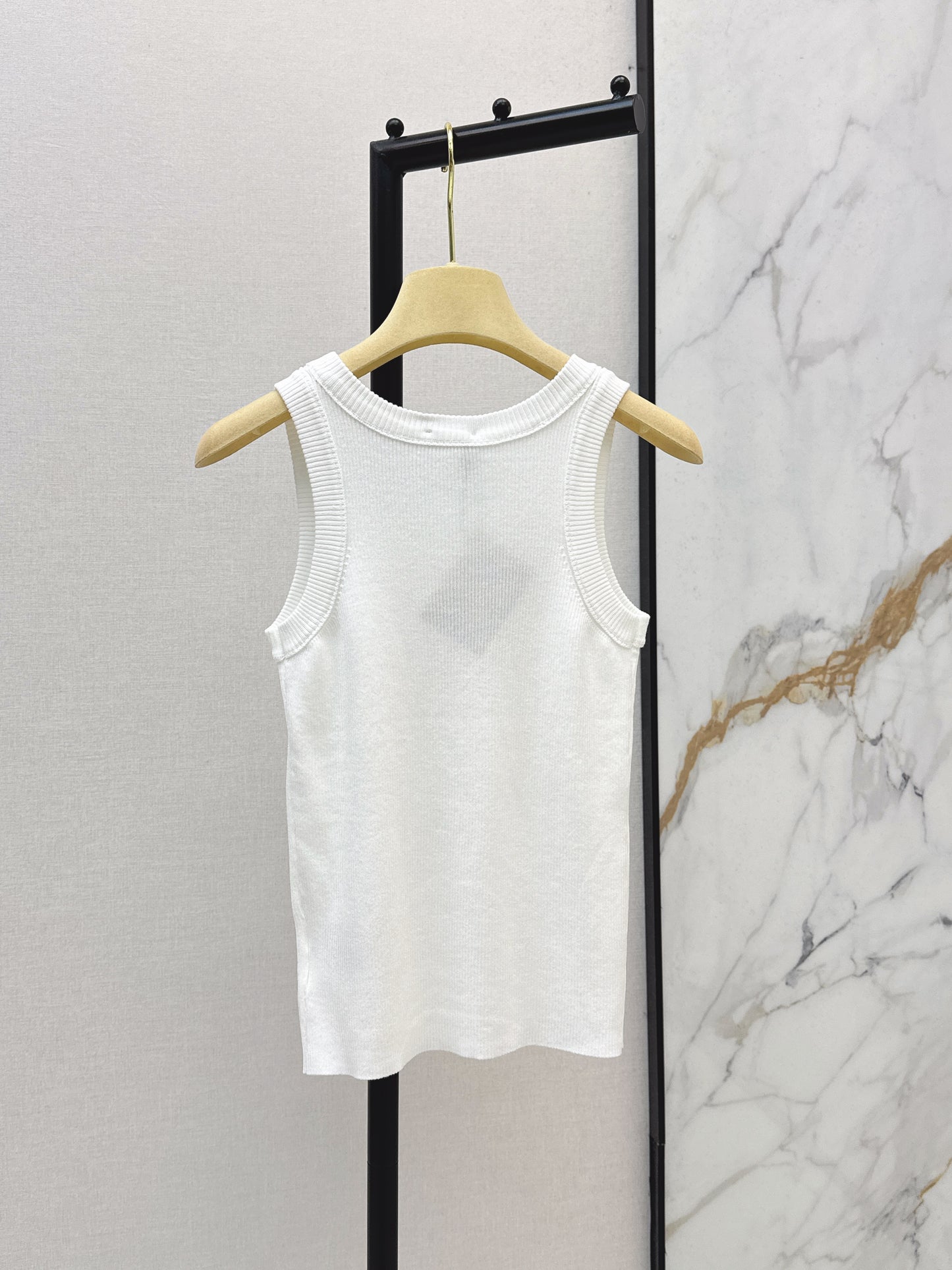 26SS NEW Logo-embellished sleeveless tank top
