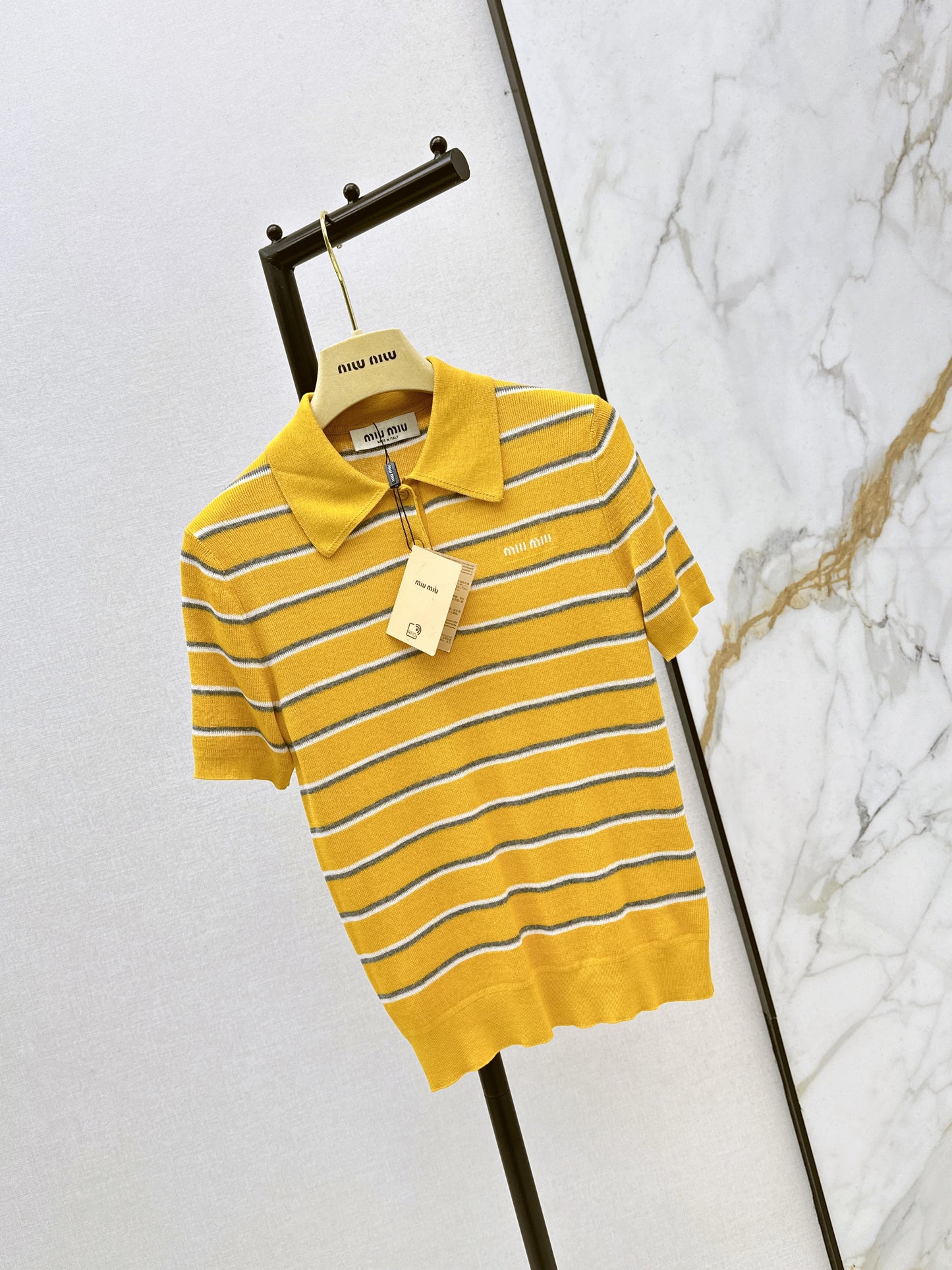 🔥Highest Quality🔥26SS NEW Striped Polo Short-Sleeved Shirt