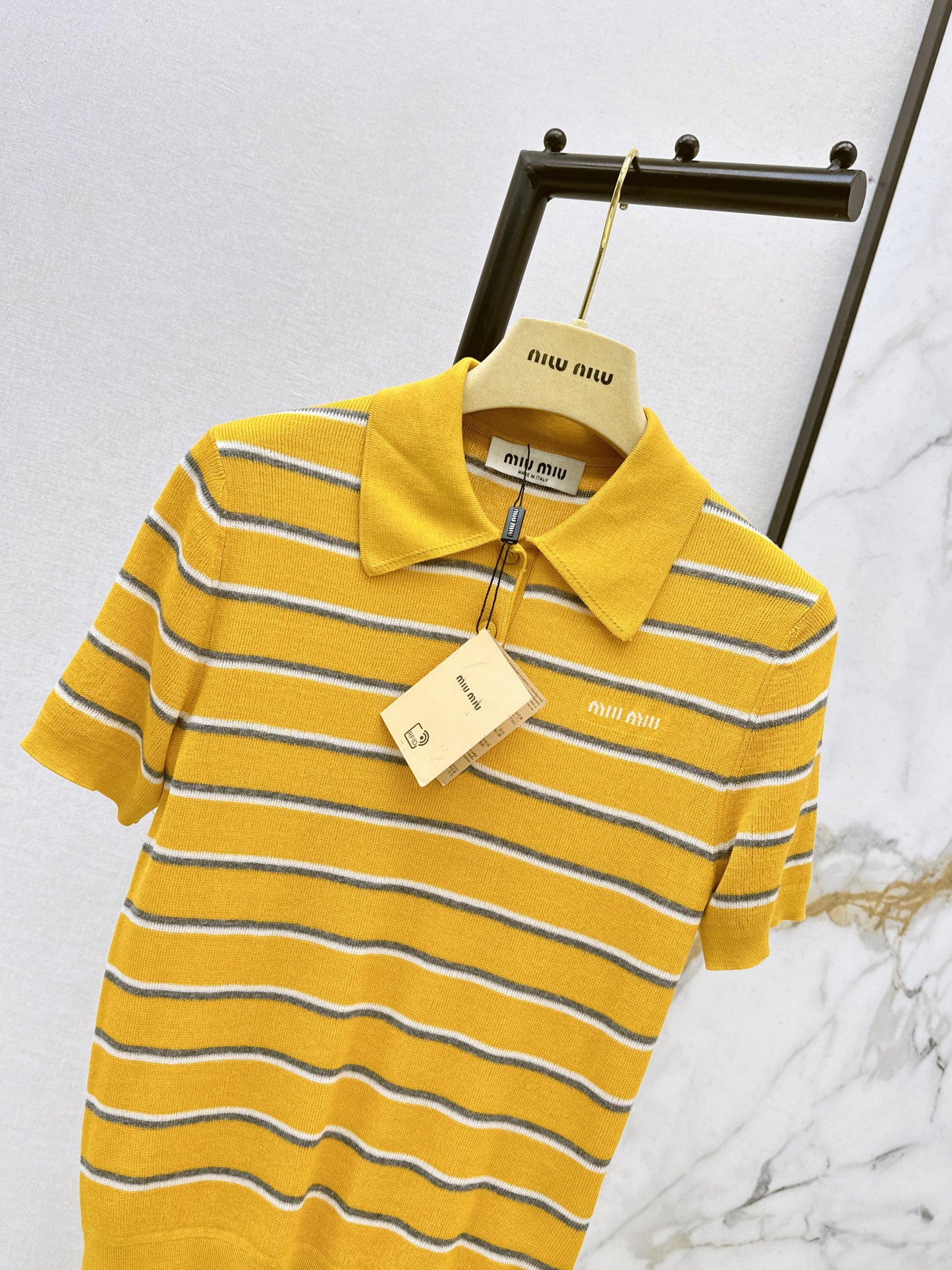 🔥Highest Quality🔥26SS NEW Striped Polo Short-Sleeved Shirt