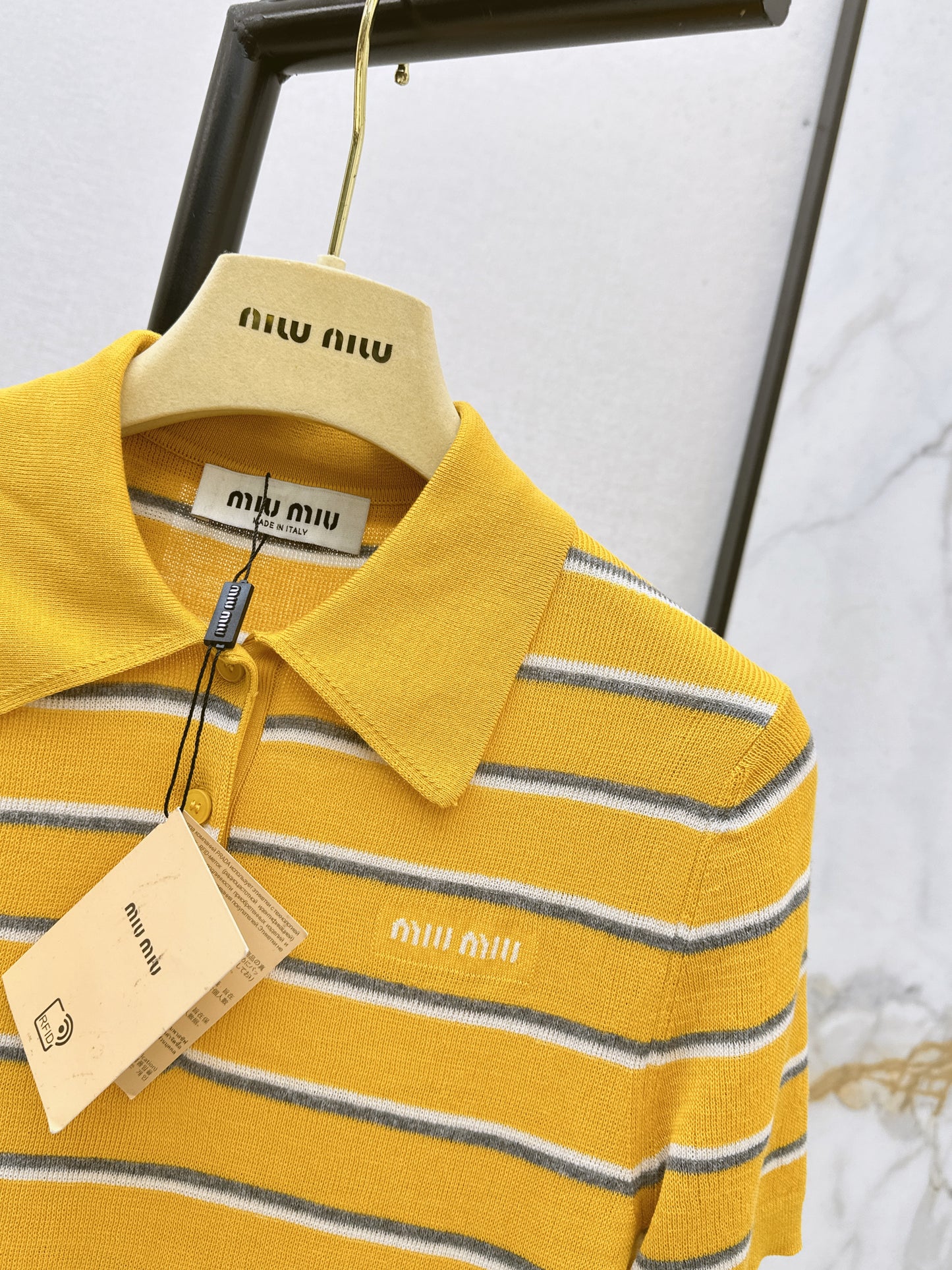 🔥Highest Quality🔥26SS NEW Striped Polo Short-Sleeved Shirt