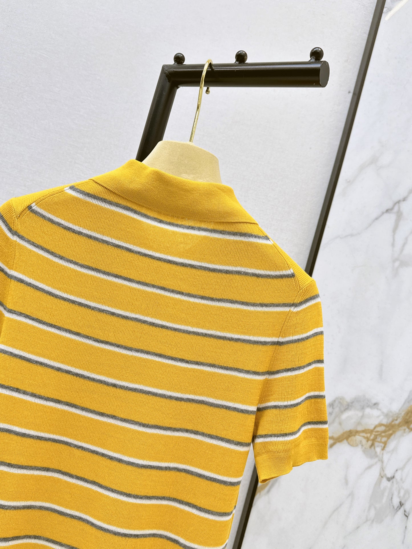 🔥Highest Quality🔥26SS NEW Striped Polo Short-Sleeved Shirt
