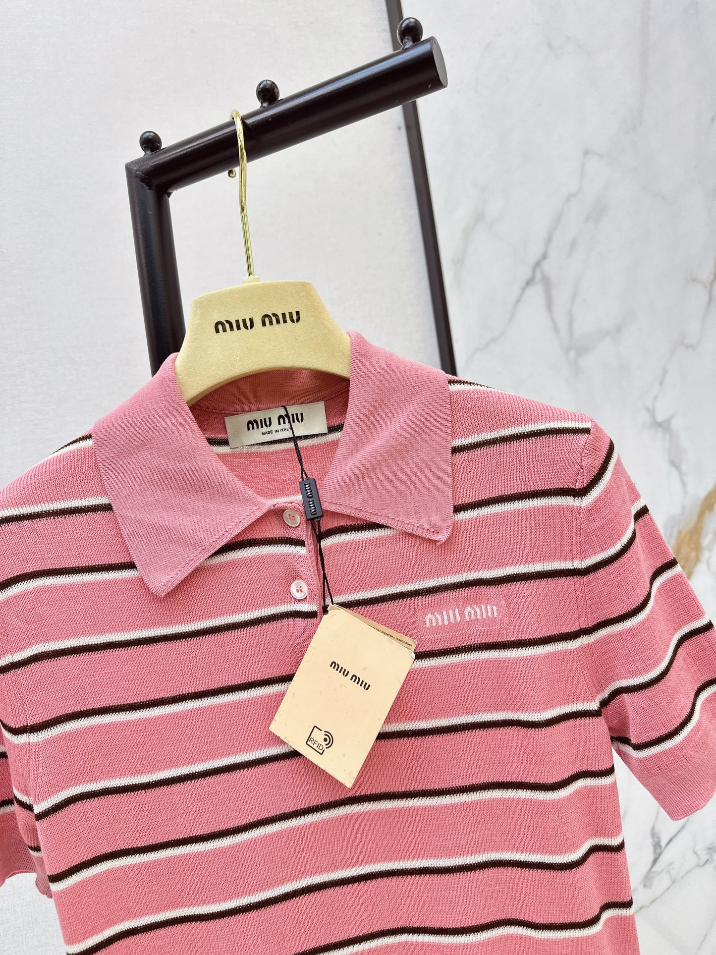 🔥Highest Quality🔥26SS NEW Striped Polo Short-Sleeved Shirt