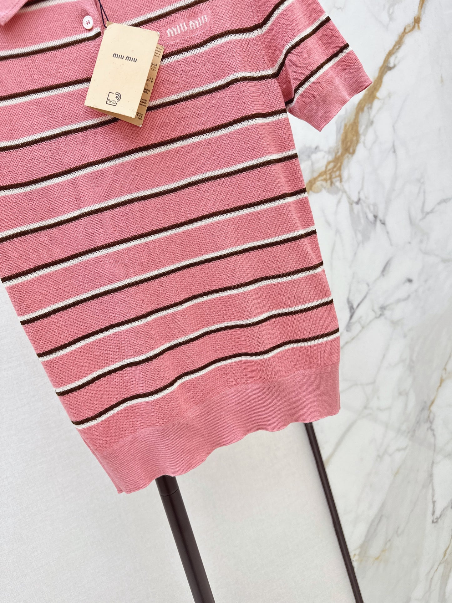 🔥Highest Quality🔥26SS NEW Striped Polo Short-Sleeved Shirt