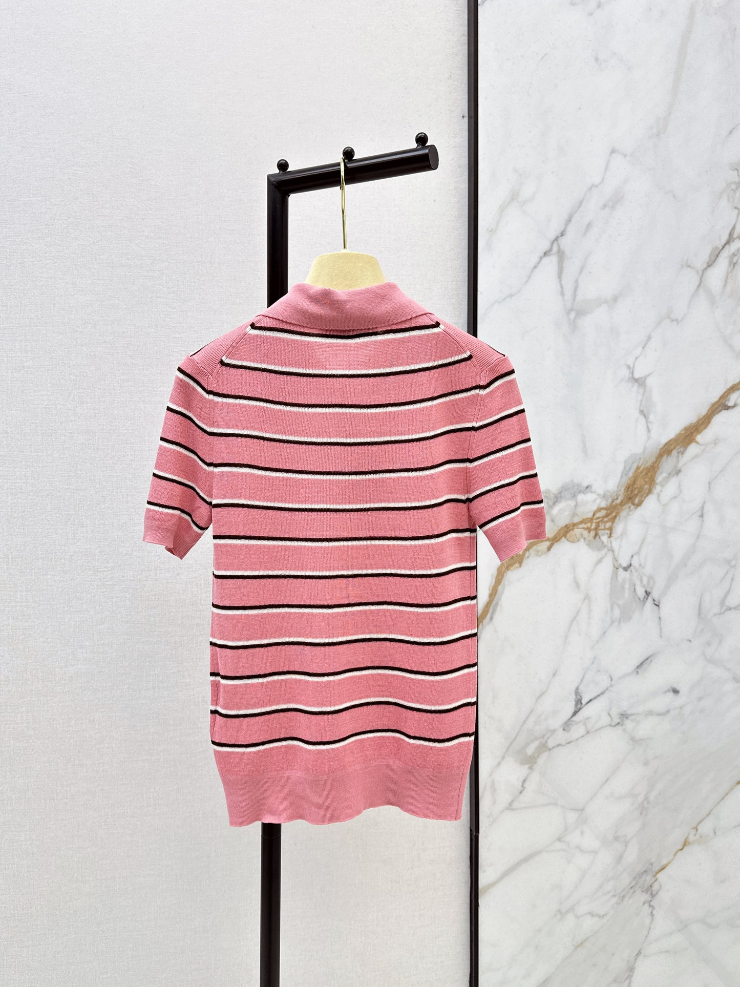 🔥Highest Quality🔥26SS NEW Striped Polo Short-Sleeved Shirt