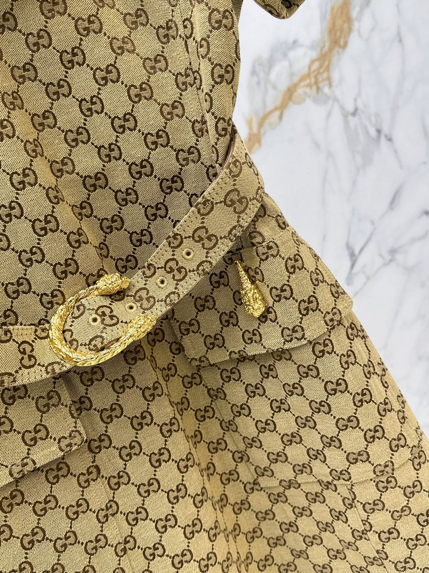 26SS NEW GG jacquard hardware embellished dress
